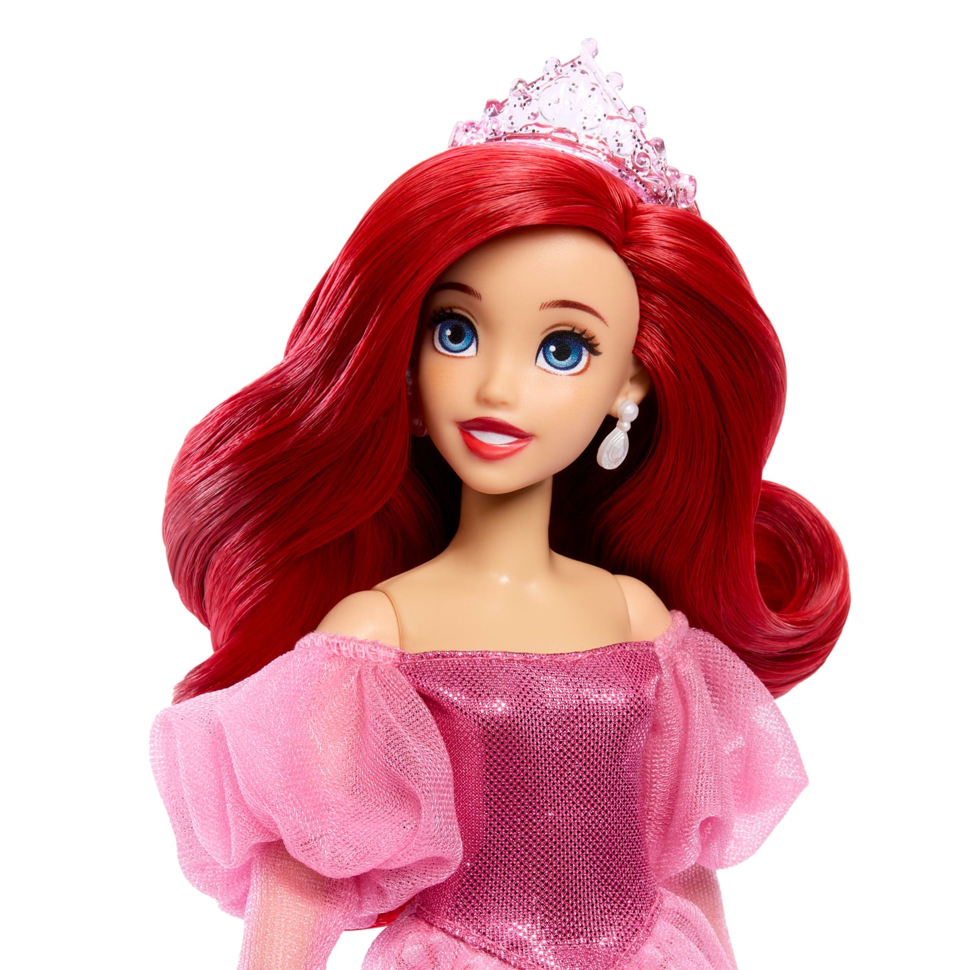 Disney Princess Enchanted Stories Ariel Fashion Doll With Sparkling Dress & Accessories. Posable - Image 3