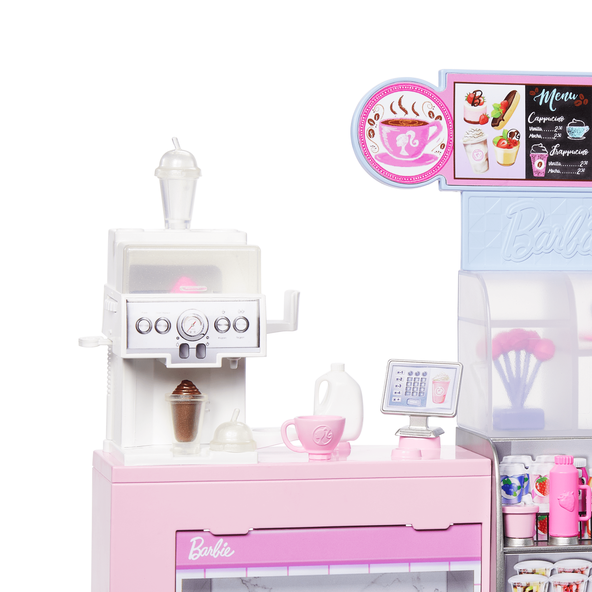 Barbie Coffret de Jeu Café. Poupée Barista Blonde. 10+Accessoires - Image 4