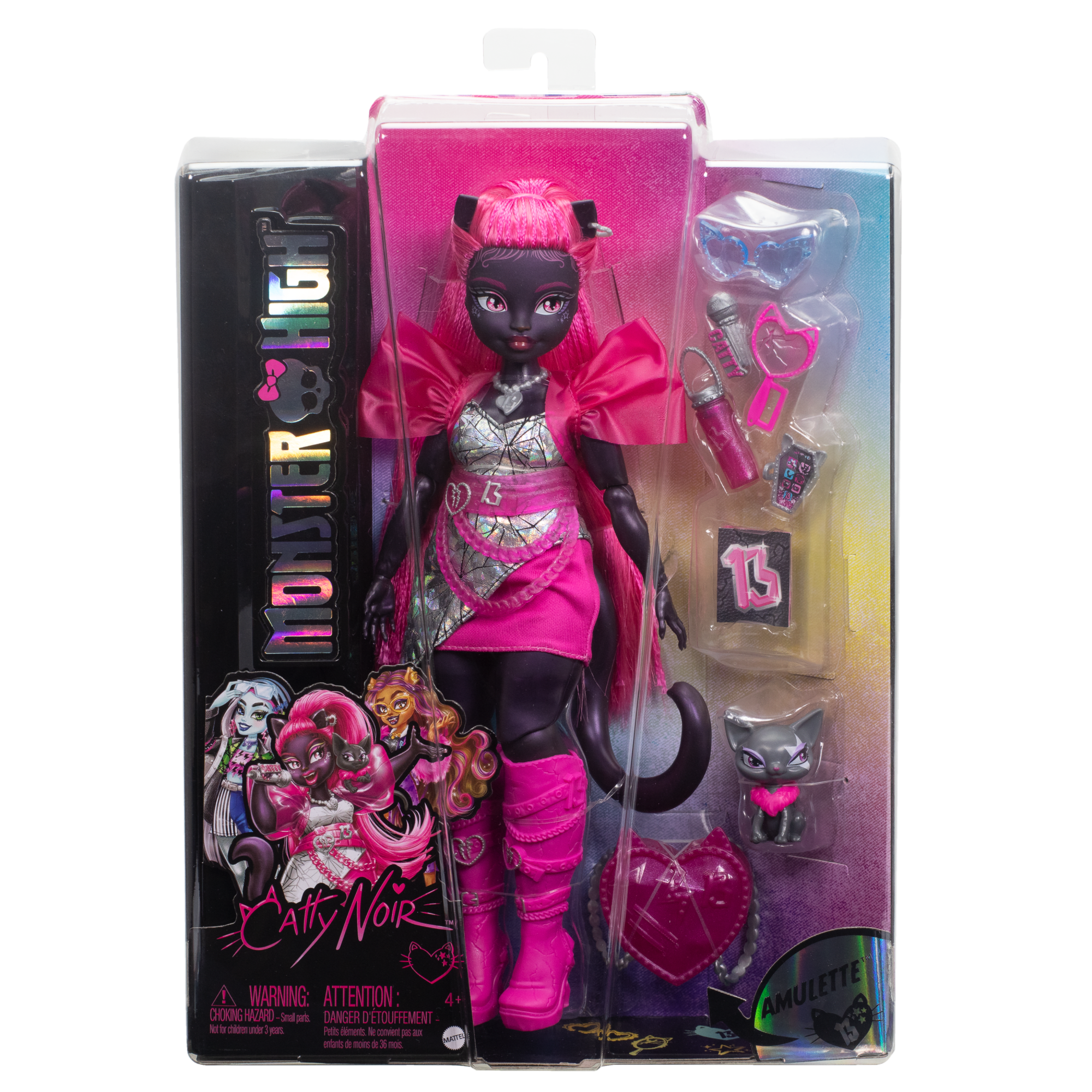 Monster High Catty Noir Fashion Doll With Pet Cat Amulette And Accessories - Image 6
