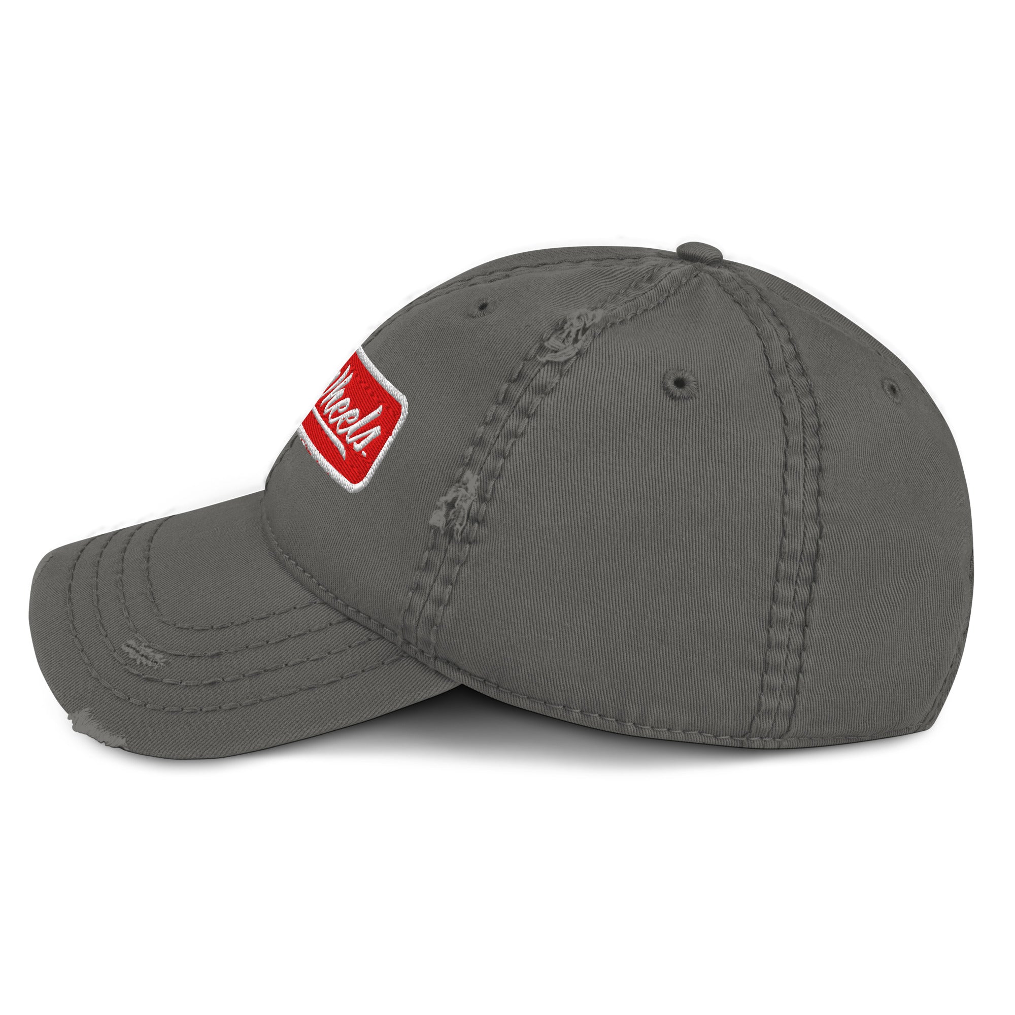 Hot Wheels Logo Grey Dad Hat - Image 4