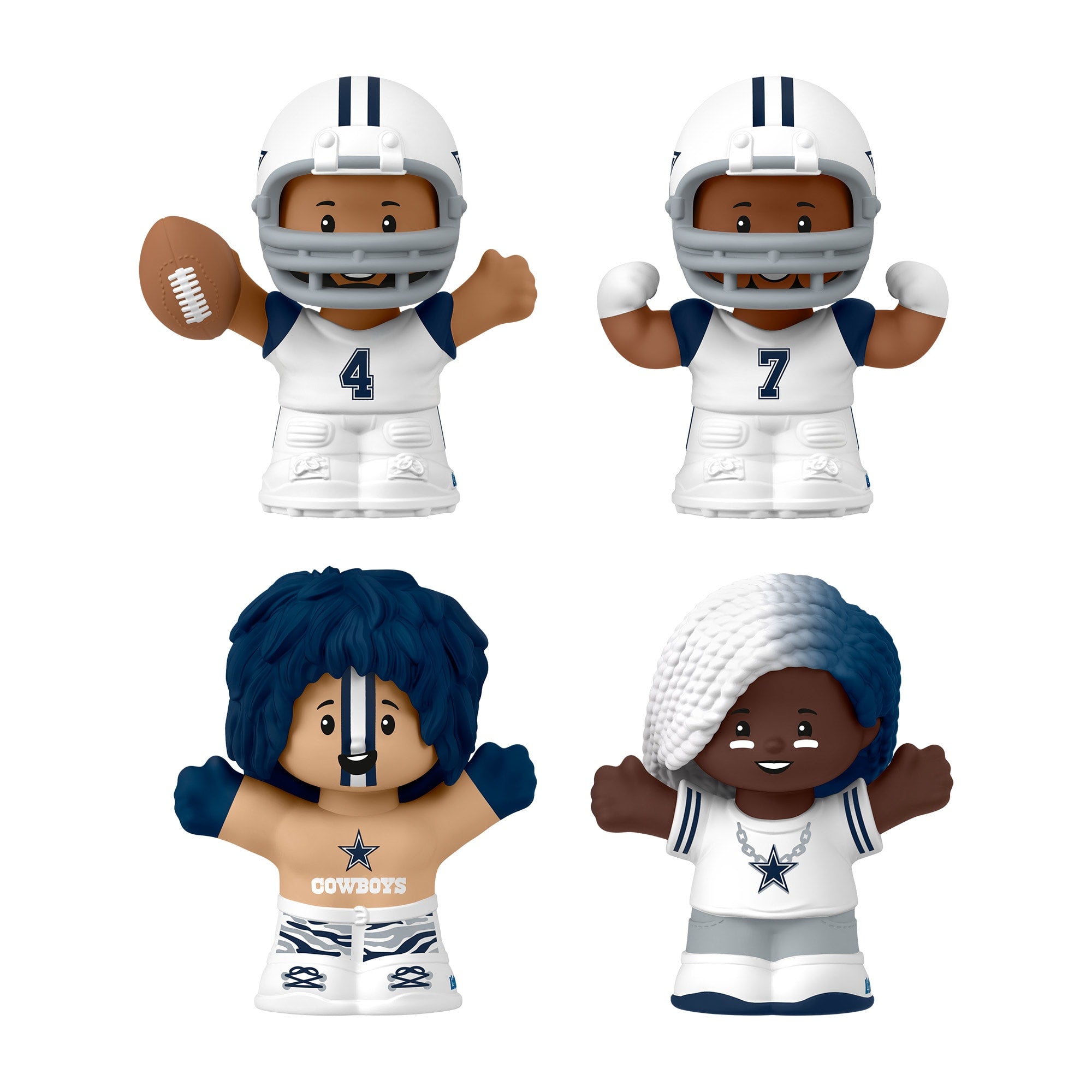 Little People Collector Dallas Cowboys Alternate Jersey Figure Set - Image 2