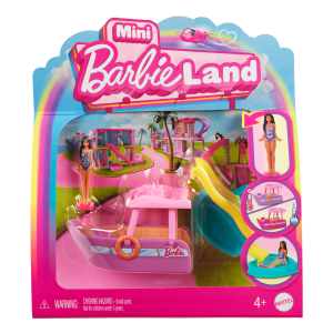 Barbie Mini BarbieLand Vehículo para Muñecas Yate de los Sueños