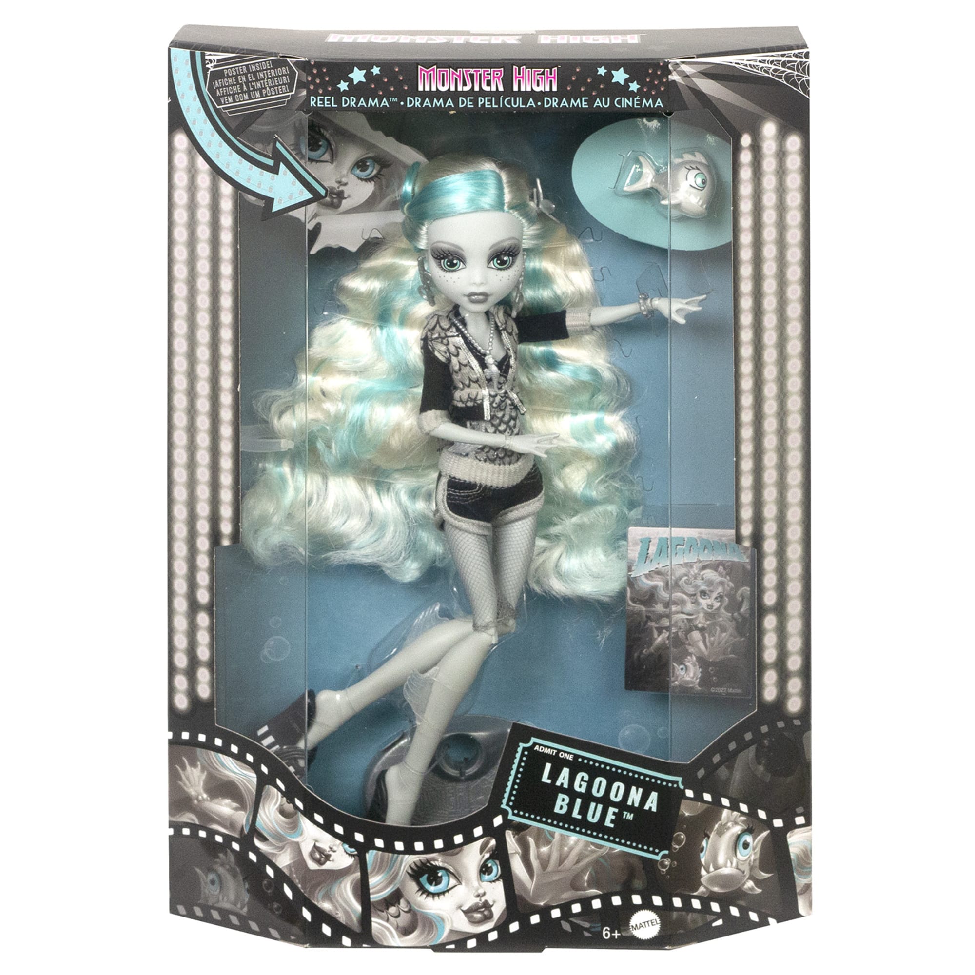 Monster High Reel Drama Lagoona Blue Doll - Image 6