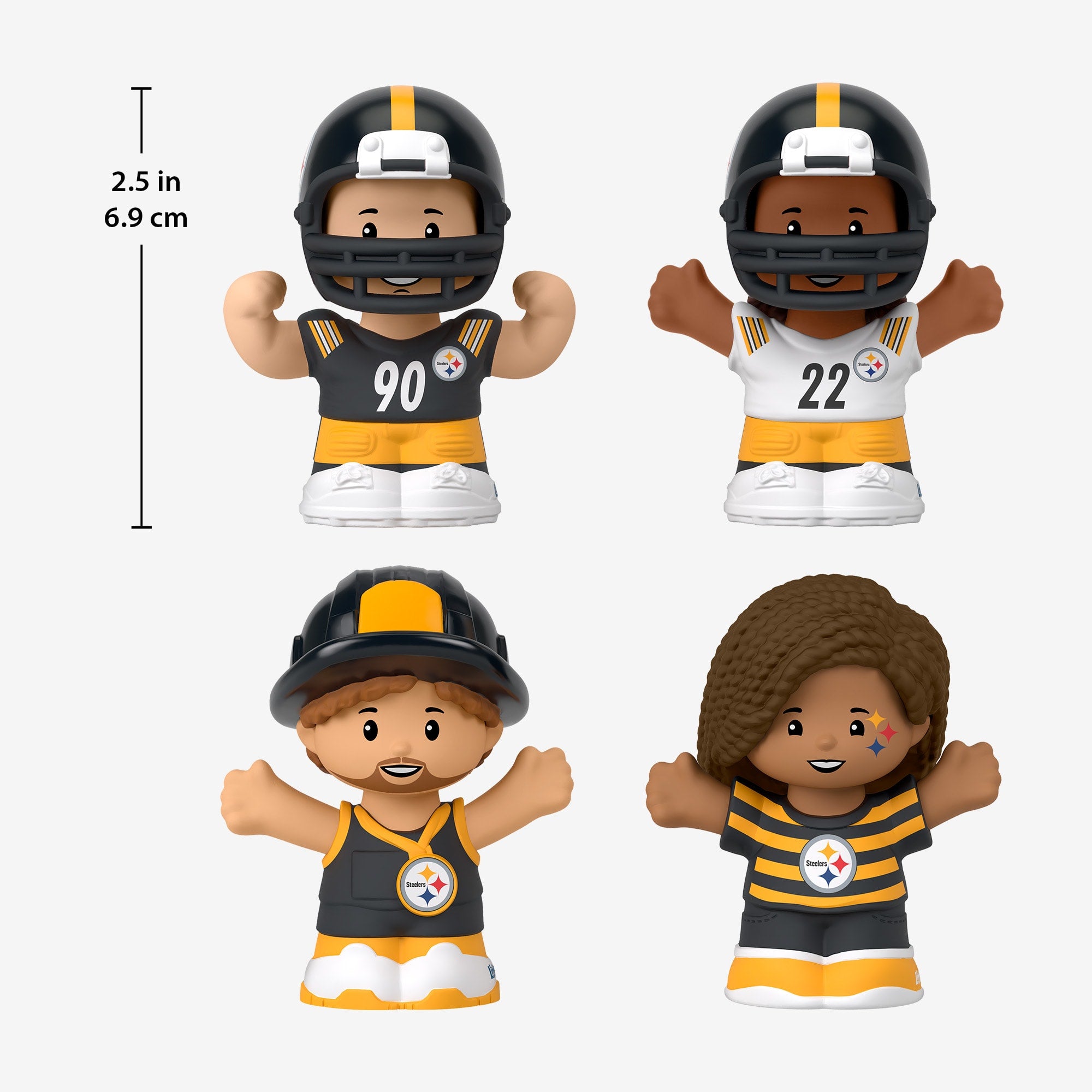 Little People Collector x NFL Pittsburgh Steelers Set - Image 8