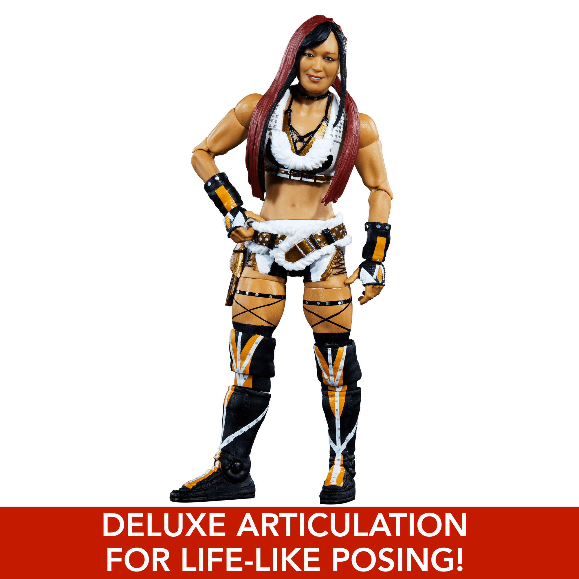 WWE Elite Iyo Sky Action Figure. 6-inch Collectible Superstar With Articulation & Accessories - Image 2