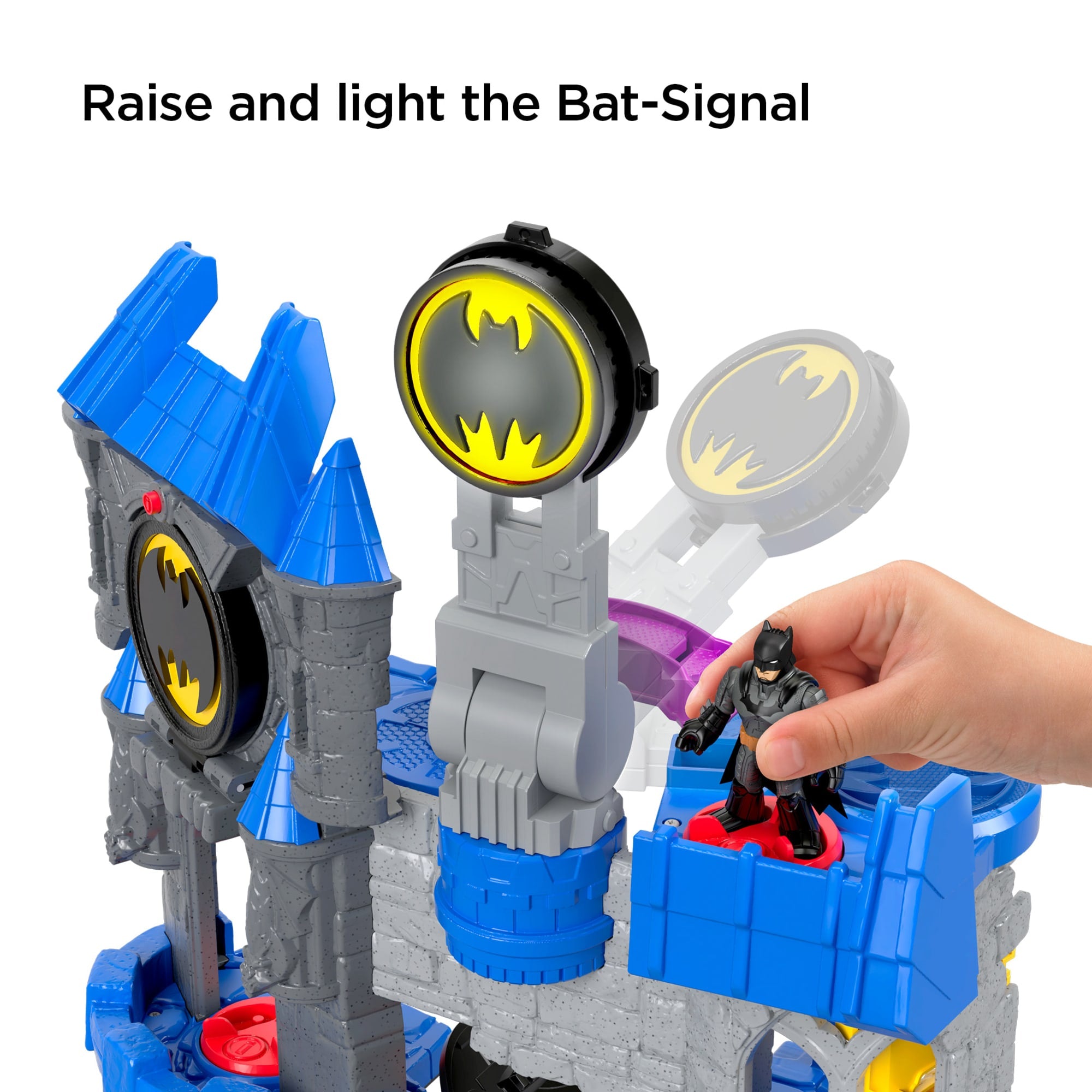 Imaginext DC Super Friends Wayne Manor Batcave Playset With Batman Figure & Accessories - Image 3
