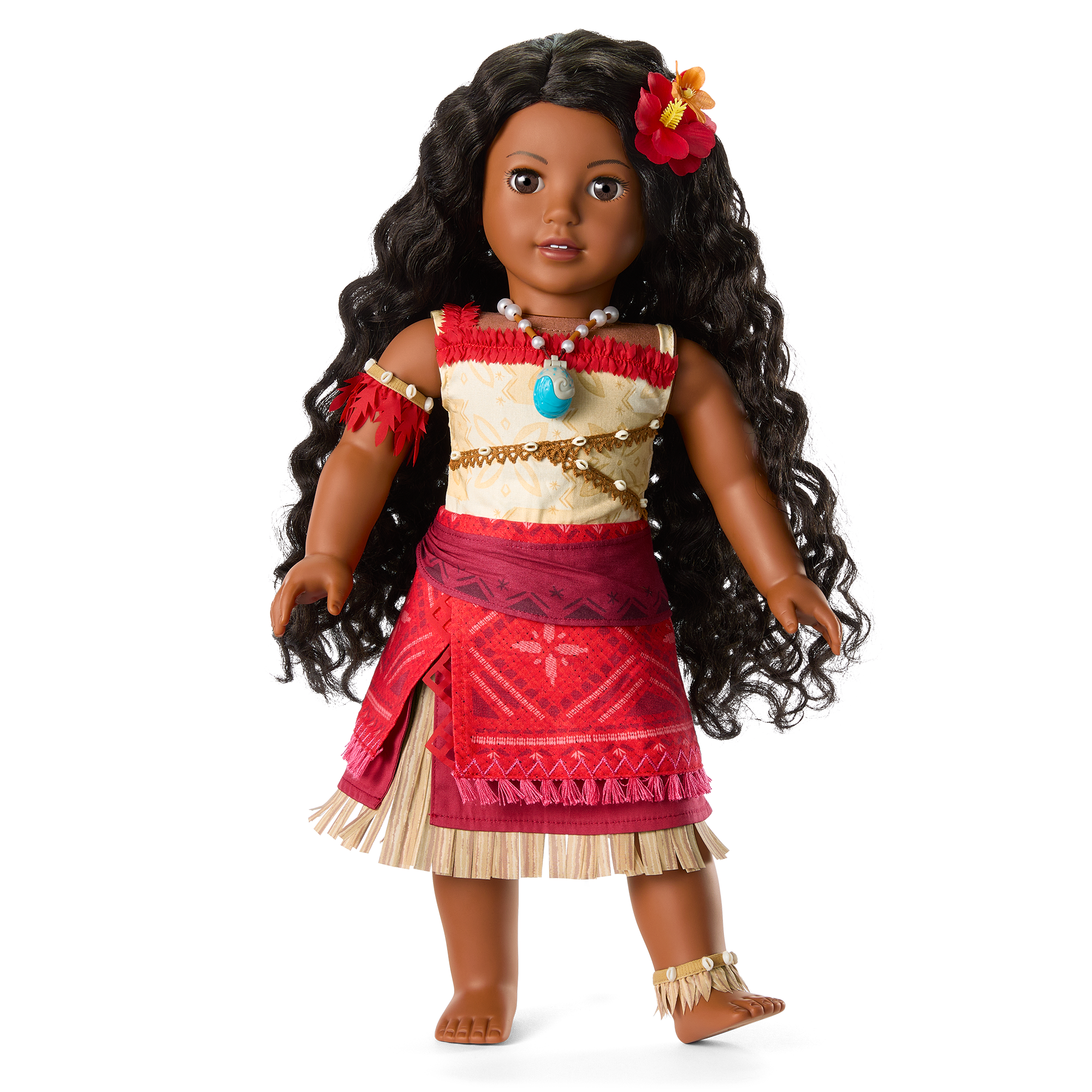 Disney Moana Doll. Wayfinder Outfit & Sea Turtle Plush by American Girl® - Image 2