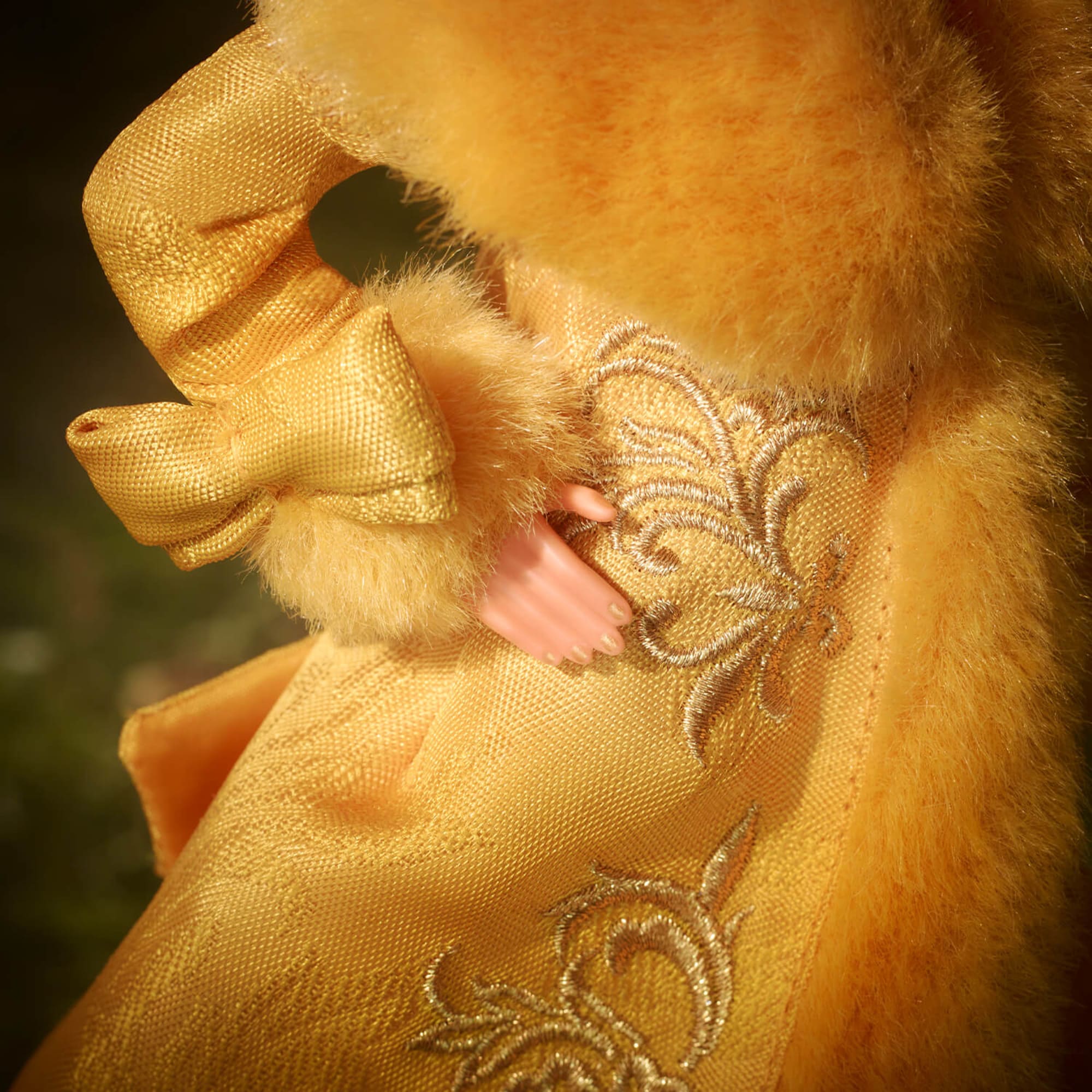 Guo Pei Barbie Doll Wearing Golden-Yellow Gown - Image 15