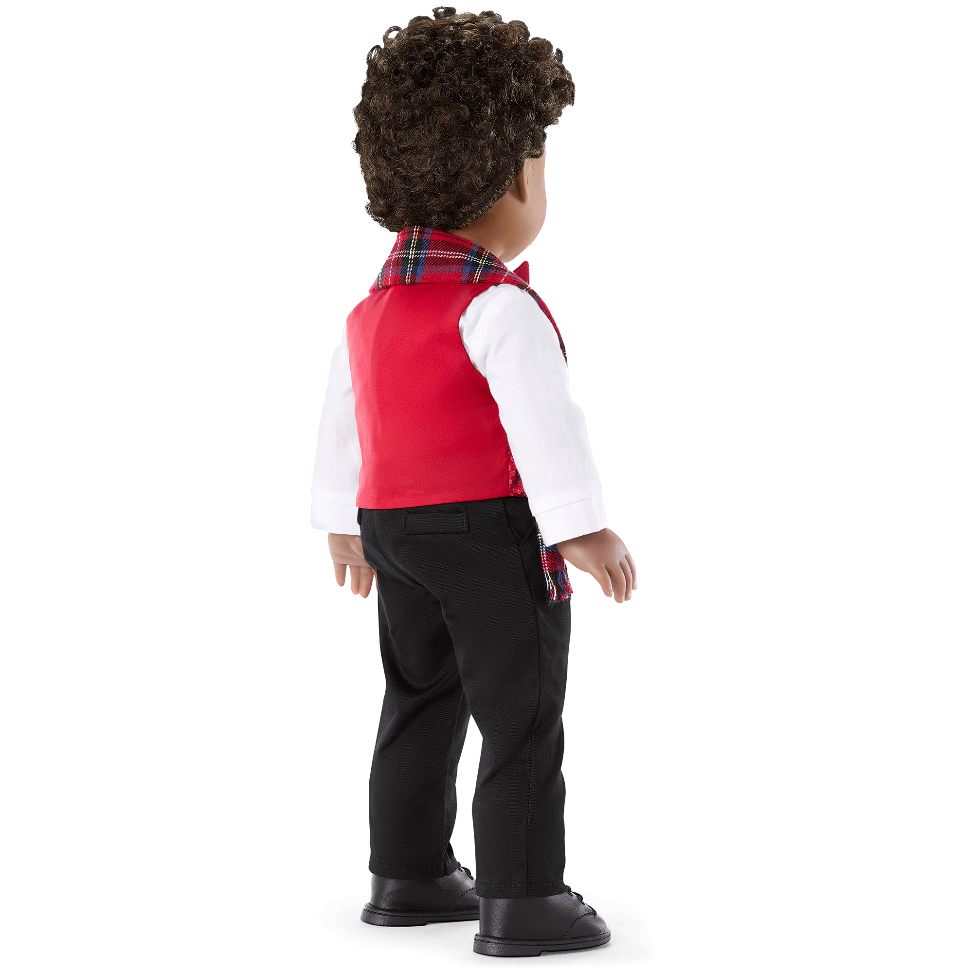 Pop of Plaid Holiday Outfit for 18-inch Dolls - Image 3
