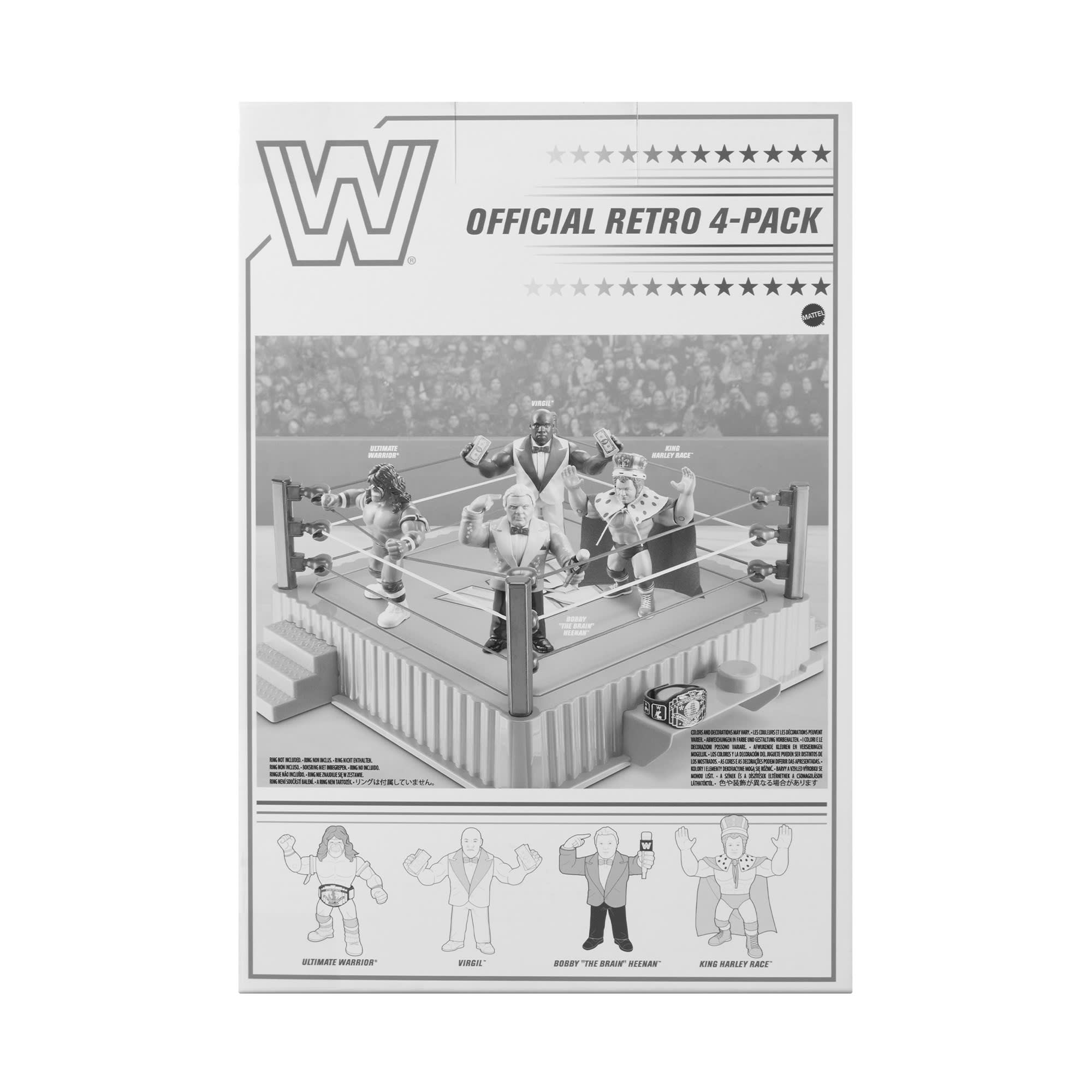 WWE Official Retro 4-Pack Action Figures - Image 19