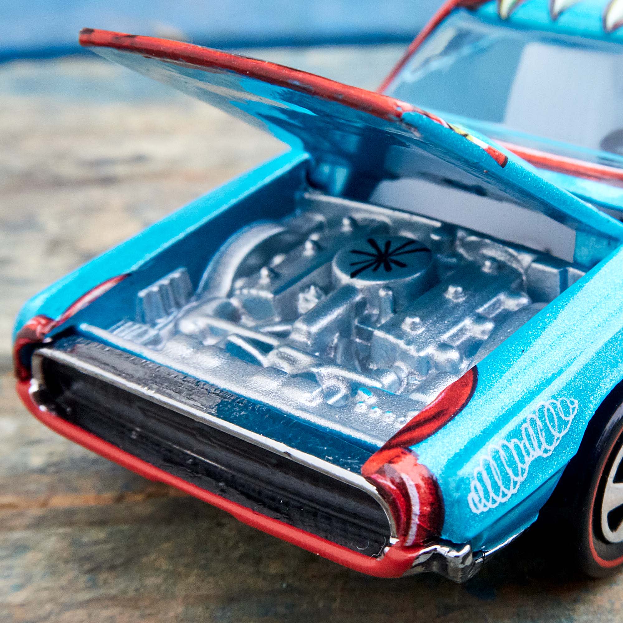 Hot Wheels x Kenny Scharf Signed Custom T-Bird - Image 11