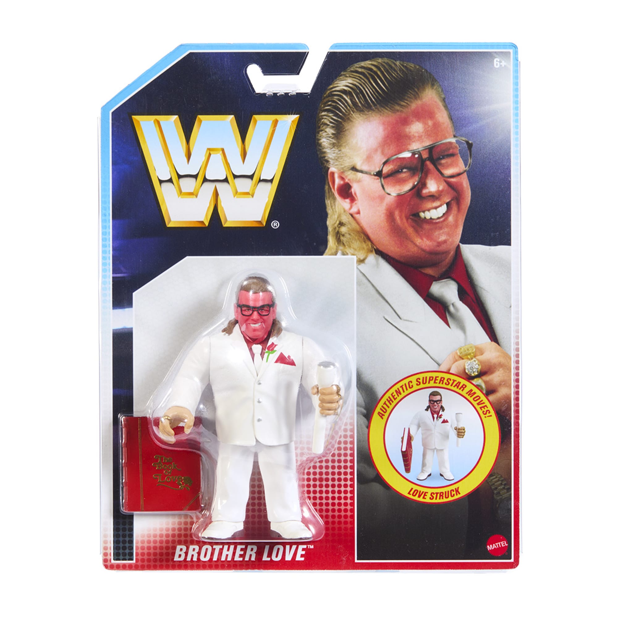 WWE Official Retro Collection Royal Rumble Ring and Brother Love Figure - Image 2