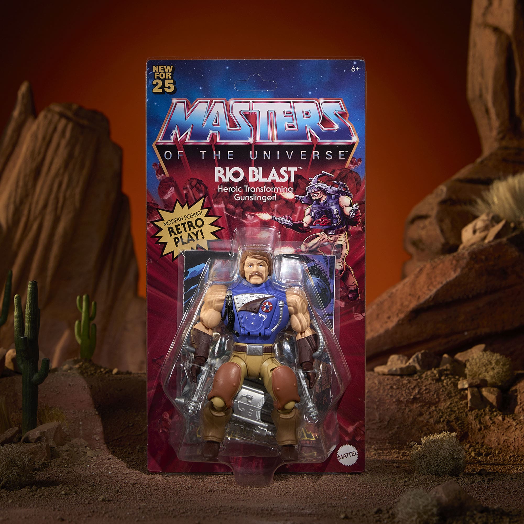 Masters of the Universe Origins Rio Blast Action Figure - Image 5