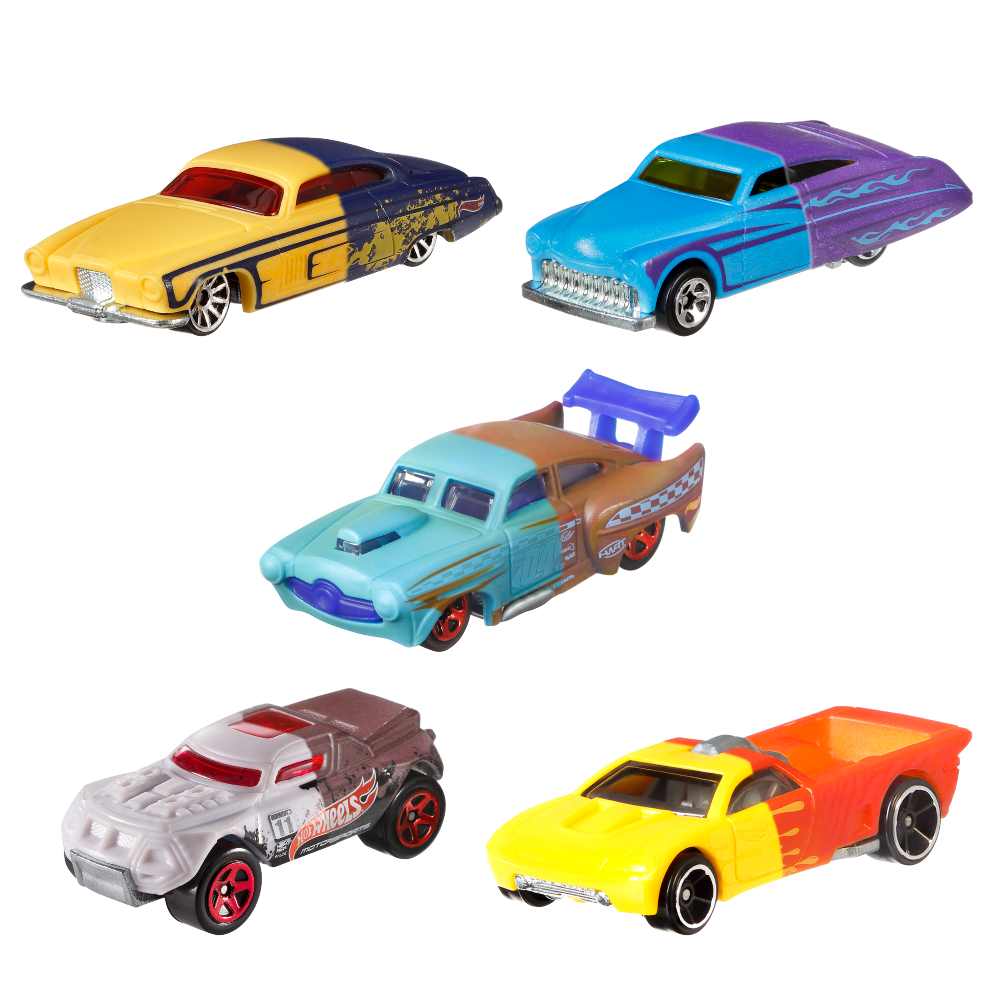 Hot Wheels Car. 1 Color-Changing Toy Vehicle in 1:64 Scale - Image 4