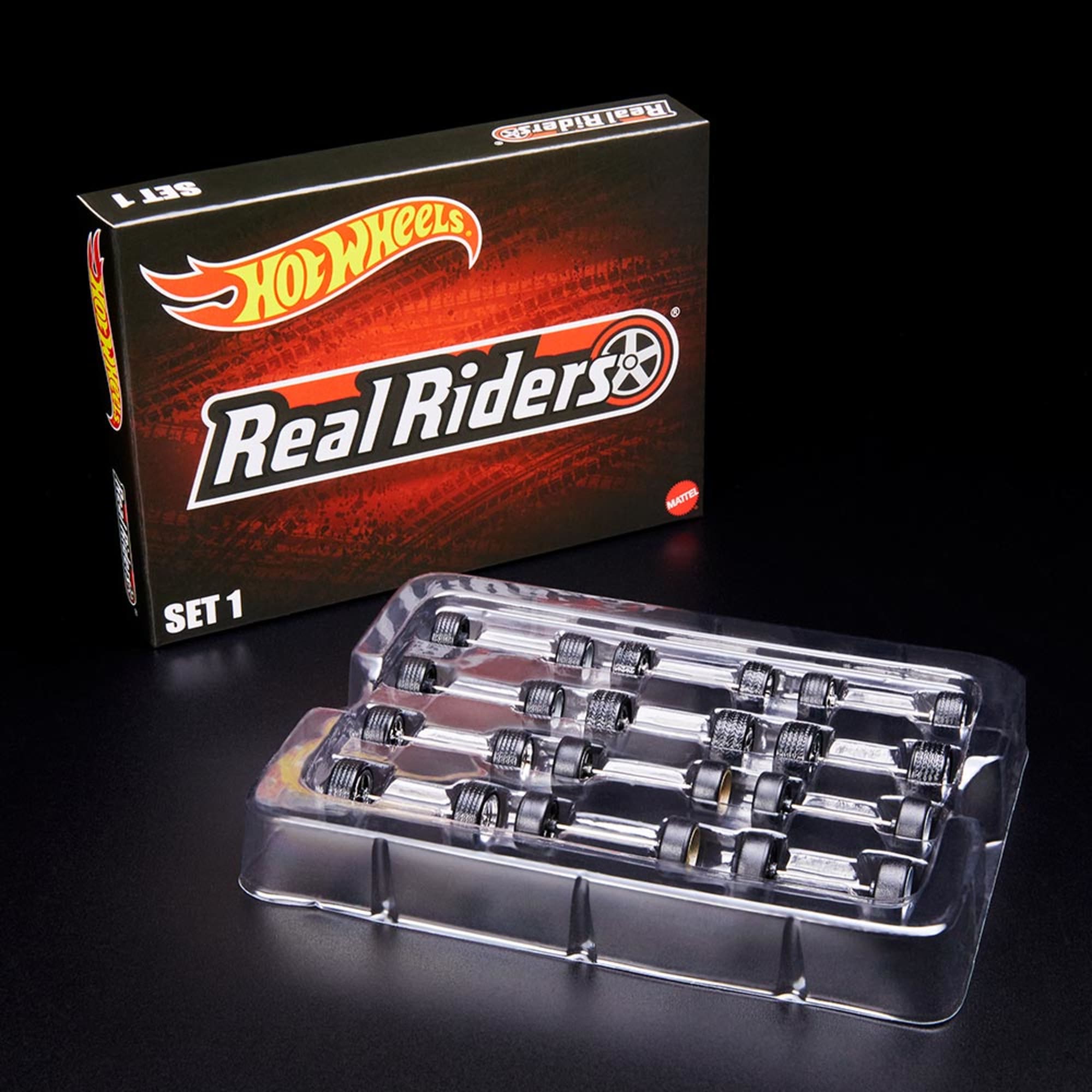 Hot Wheels RLC Exclusive Real Riders Wheels Pack - Set 1 - Image 2