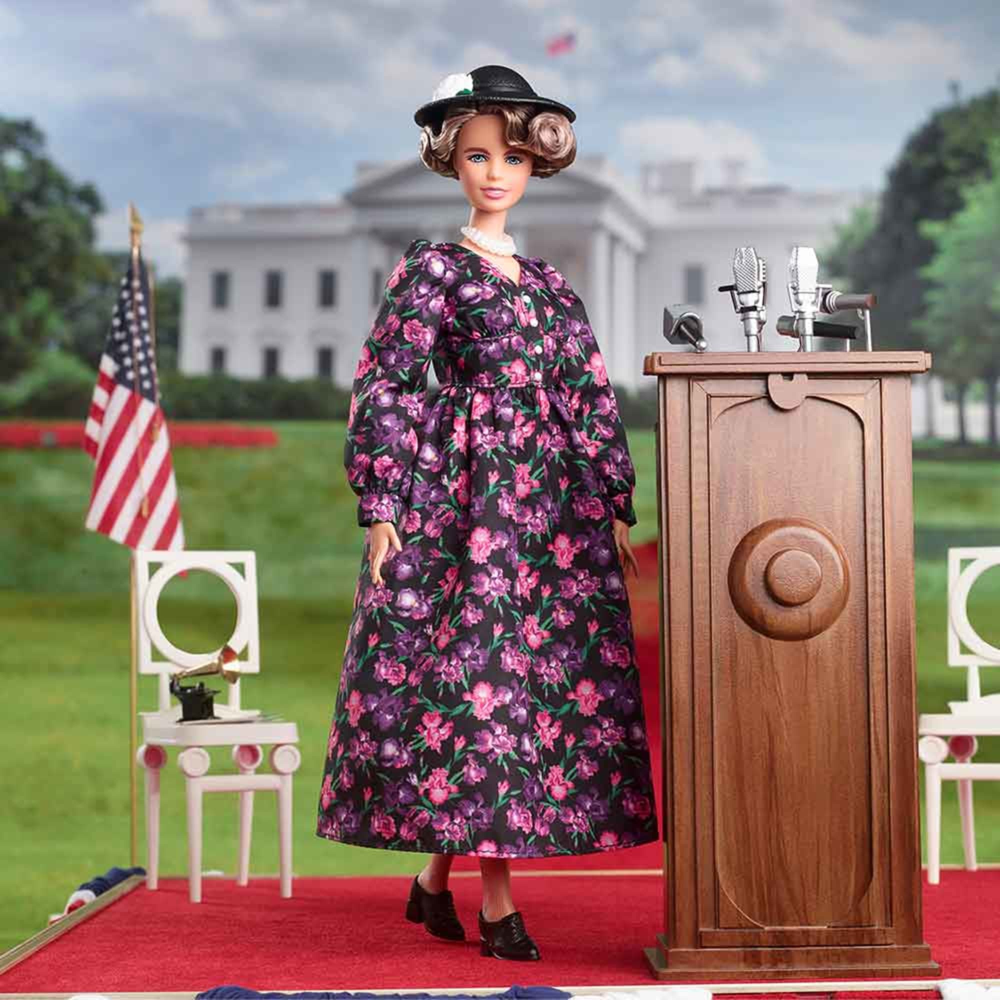 Eleanor Roosevelt Barbie Inspiring Women Doll - Image 3