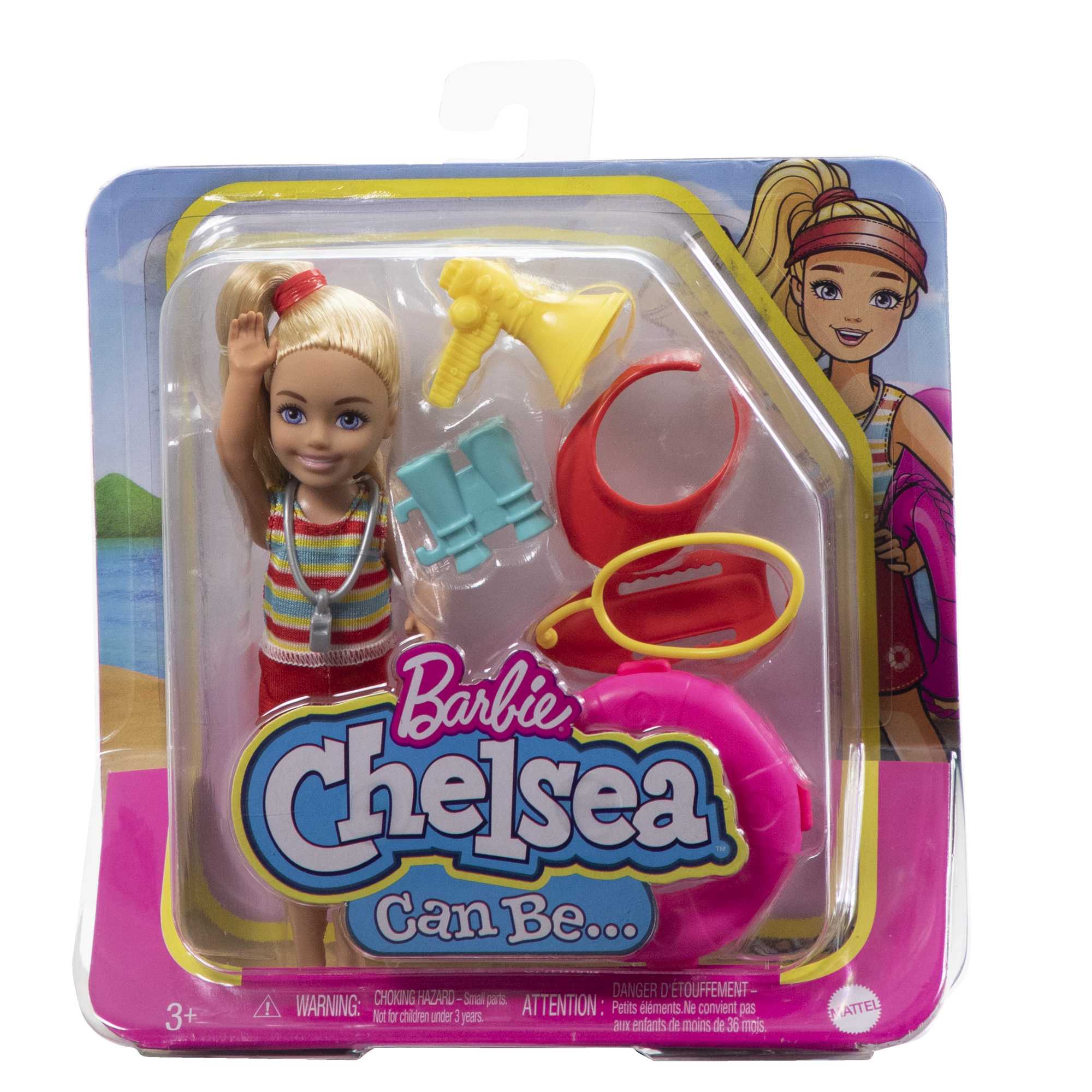 Barbie Toys. Chelsea Doll And Accessories Lifeguard Set. Chelsea Can Be… Small Doll - Image 5