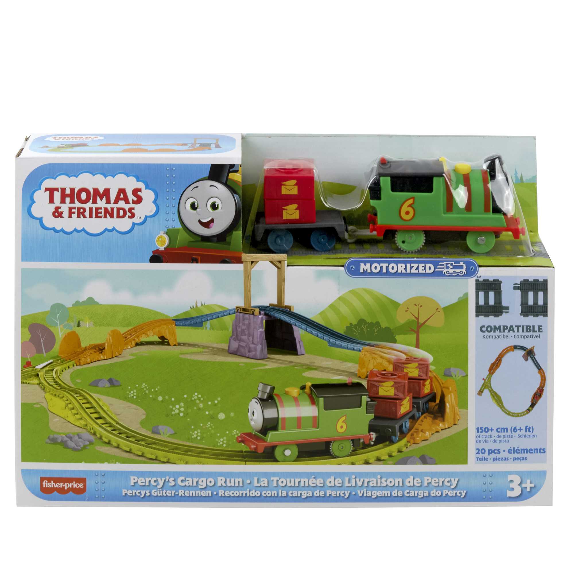 Thomas & Friends Percy's Cargo Run Motorized Toy Train & Track Set For Preschool Kids - Image 6