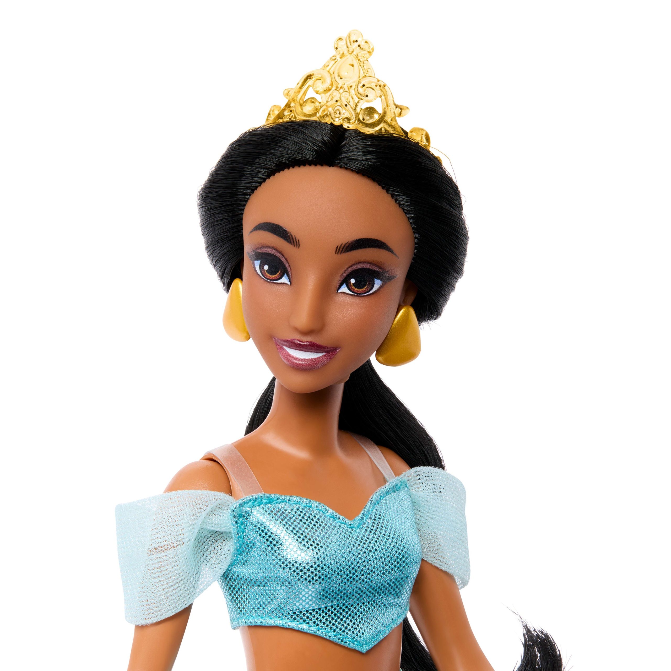 Disney Princess Enchanted Stories Jasmine Fashion Doll With Sparkling Outfit & Accessories. Posable - Image 3