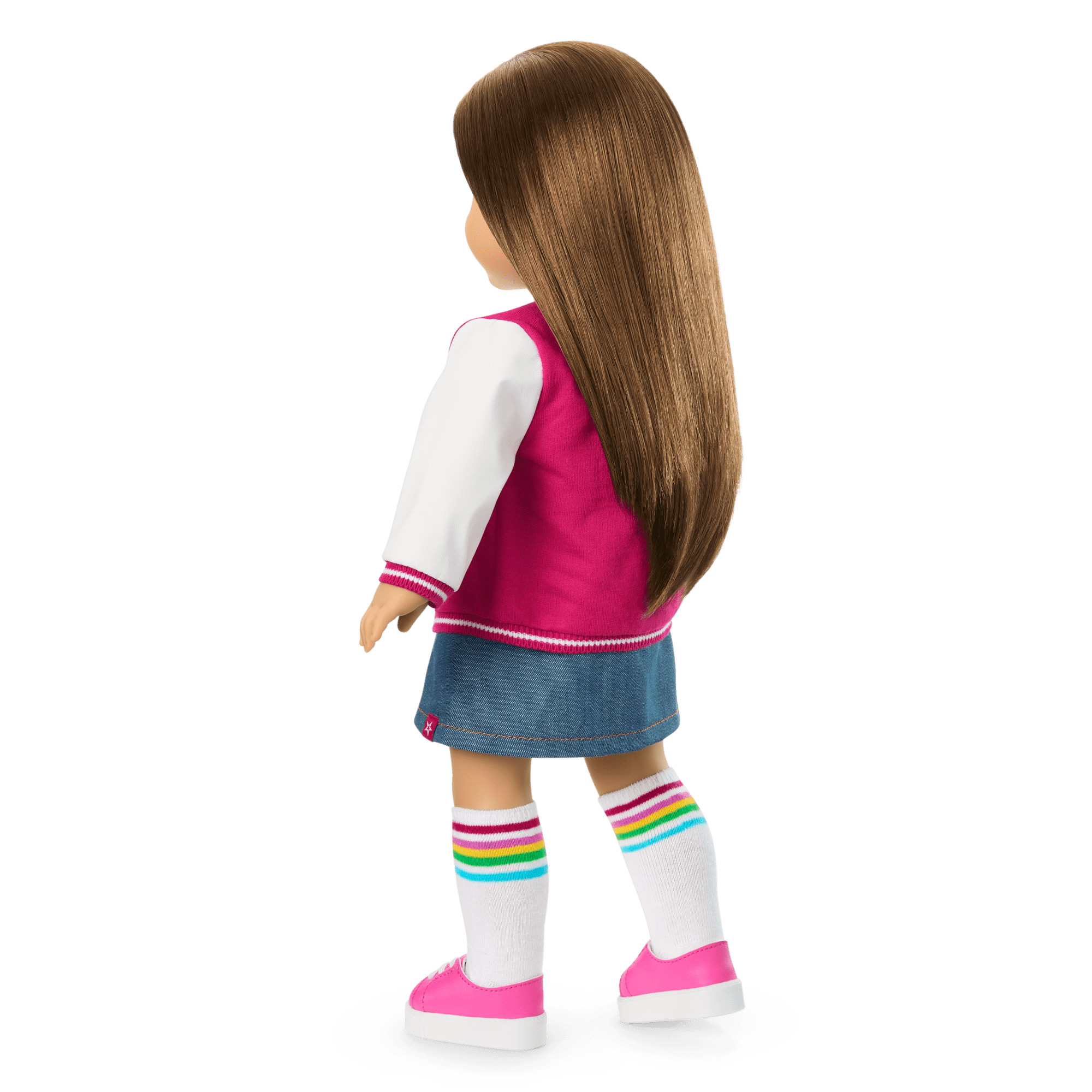 Truly Me™ 18-inch Doll #107 with straight brown hair - Image 4