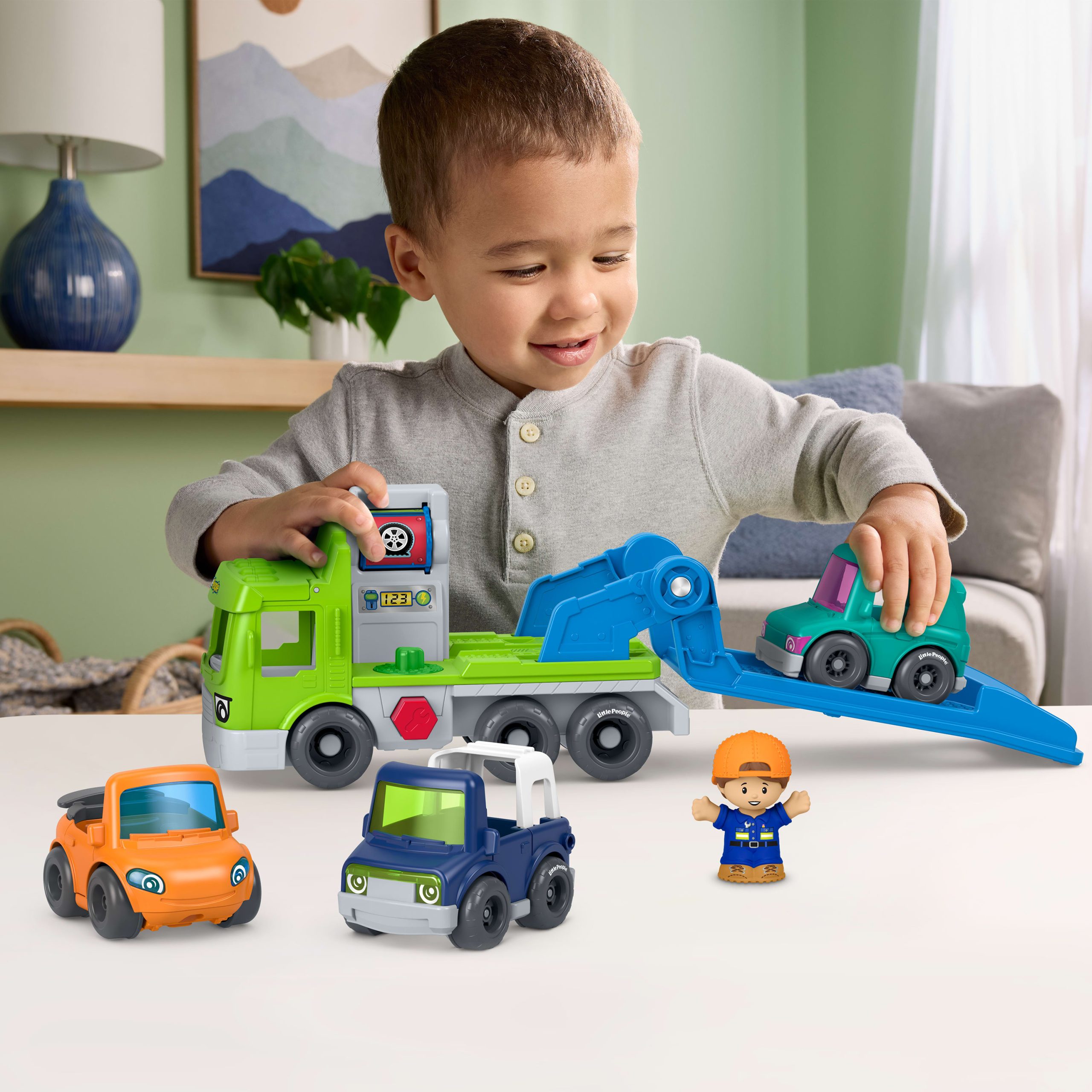 Fisher-Price-Camion de Transport Little People - Image 2