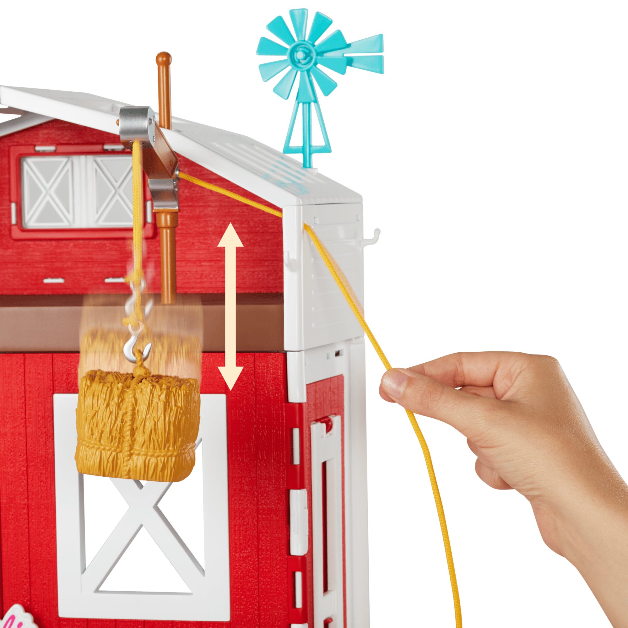 Barbie Horse Barn Playset With 25+ Feeding & Grooming Accessories Including 11 Animal Figures - Image 4