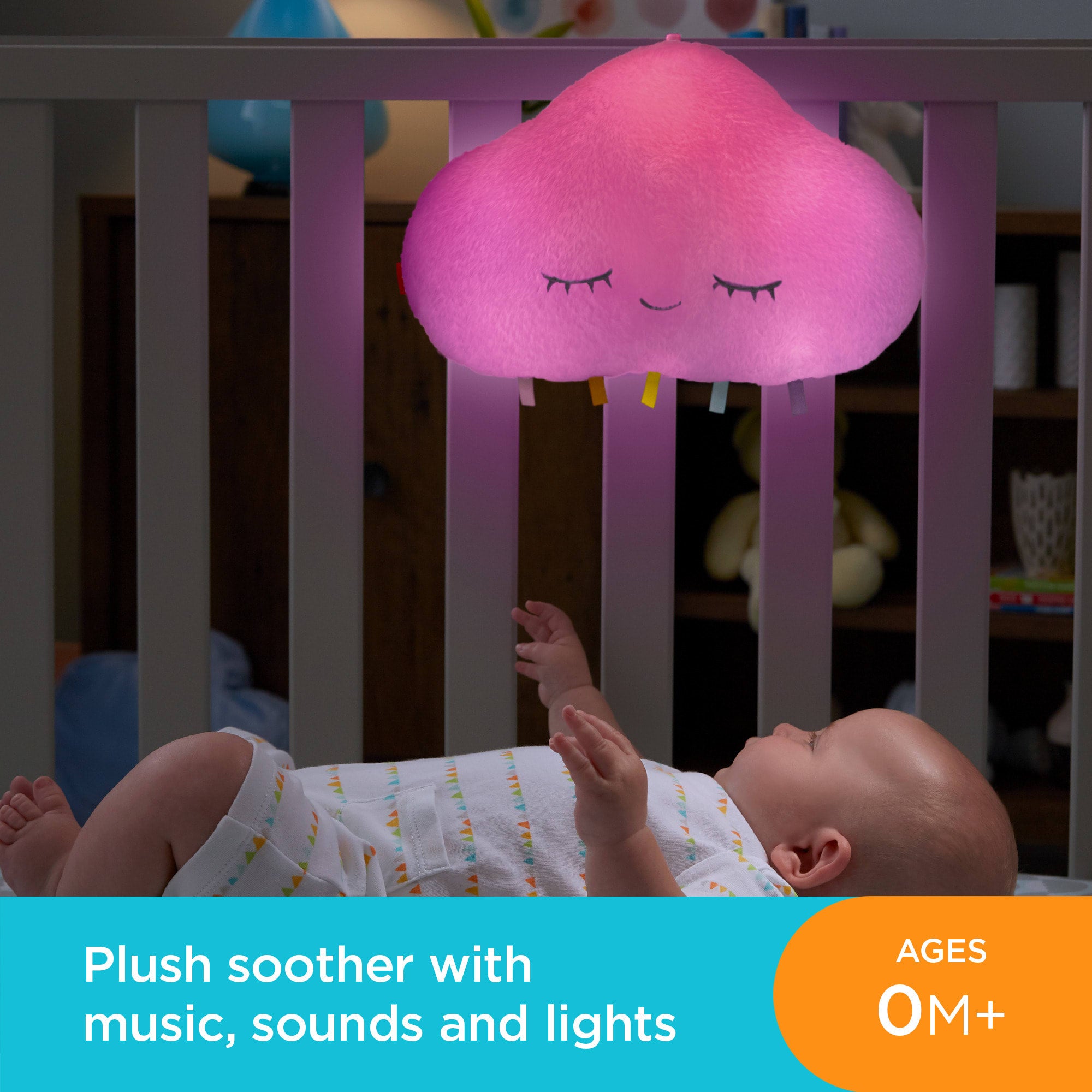 Fisher-Price Twinkle & Cuddle Cloud Soother - Image 2