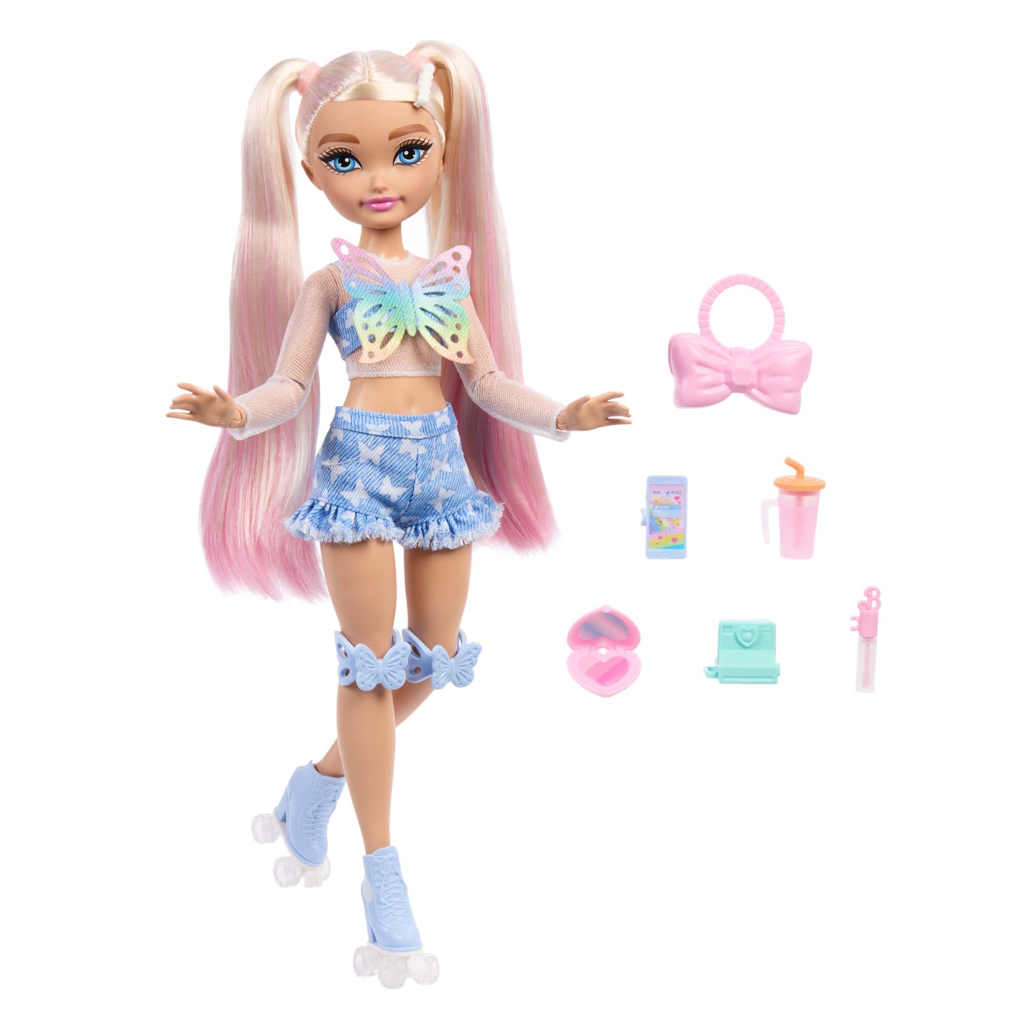 Barbie Équipe de Rêve Poupée Barbie Malibu Patins à Roulettes - Image 5
