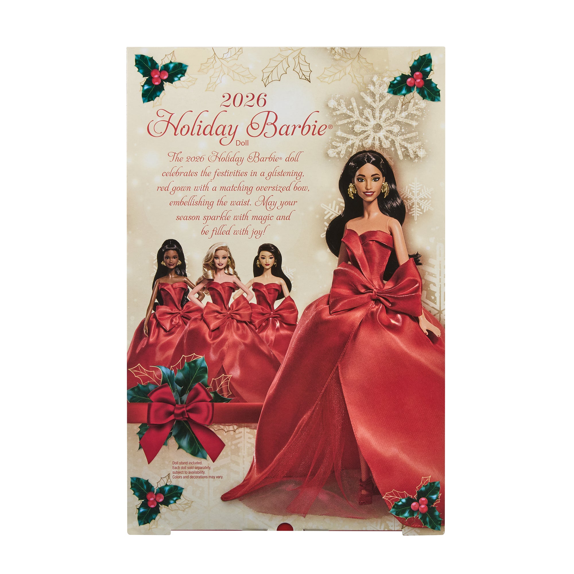 Barbie Signature 2026 Holiday Barbie Doll with Brown Hair - Image 8