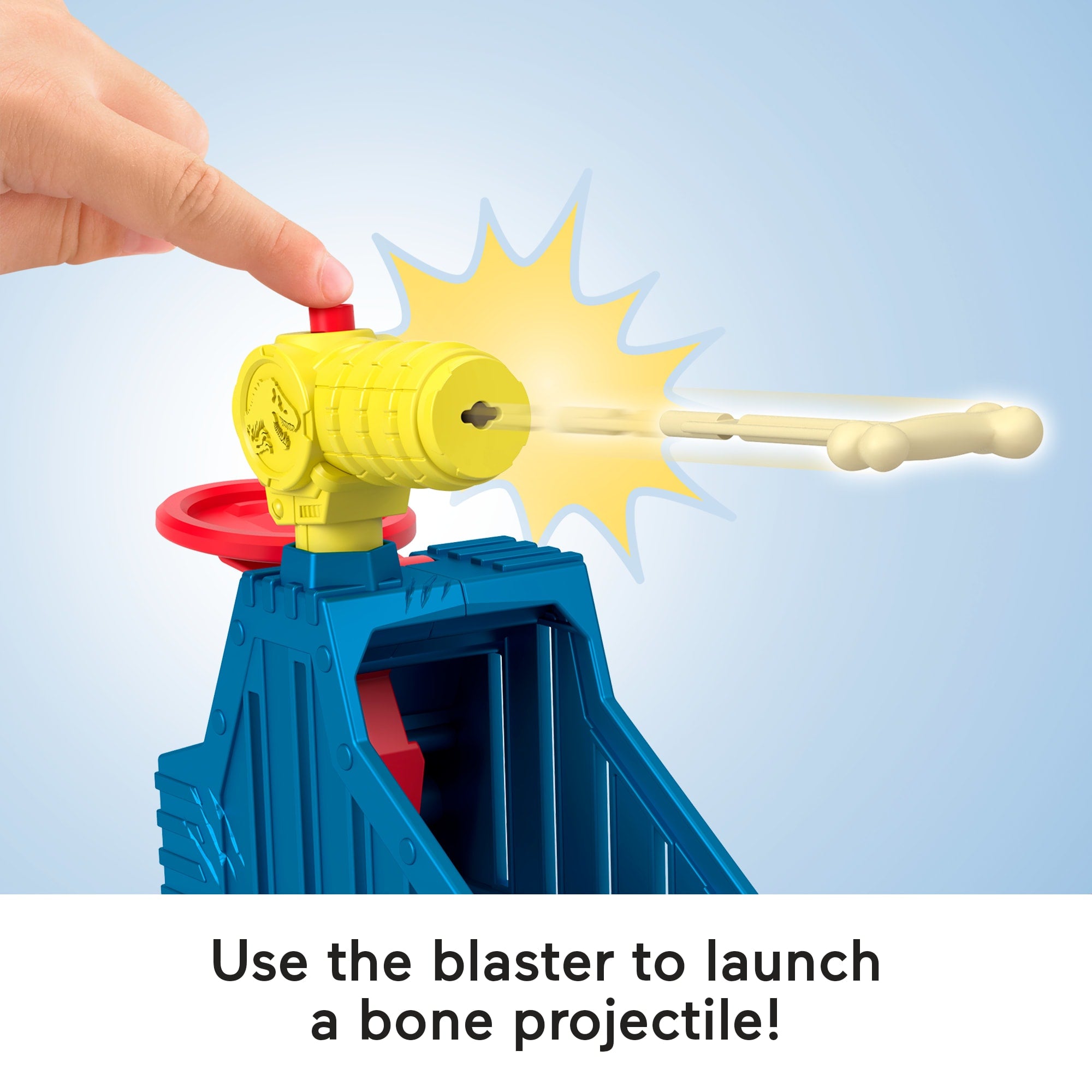 Imaginext Jurassic World Launcher Set With Chomping Toy Raptor & 2 Accessories - Image 3
