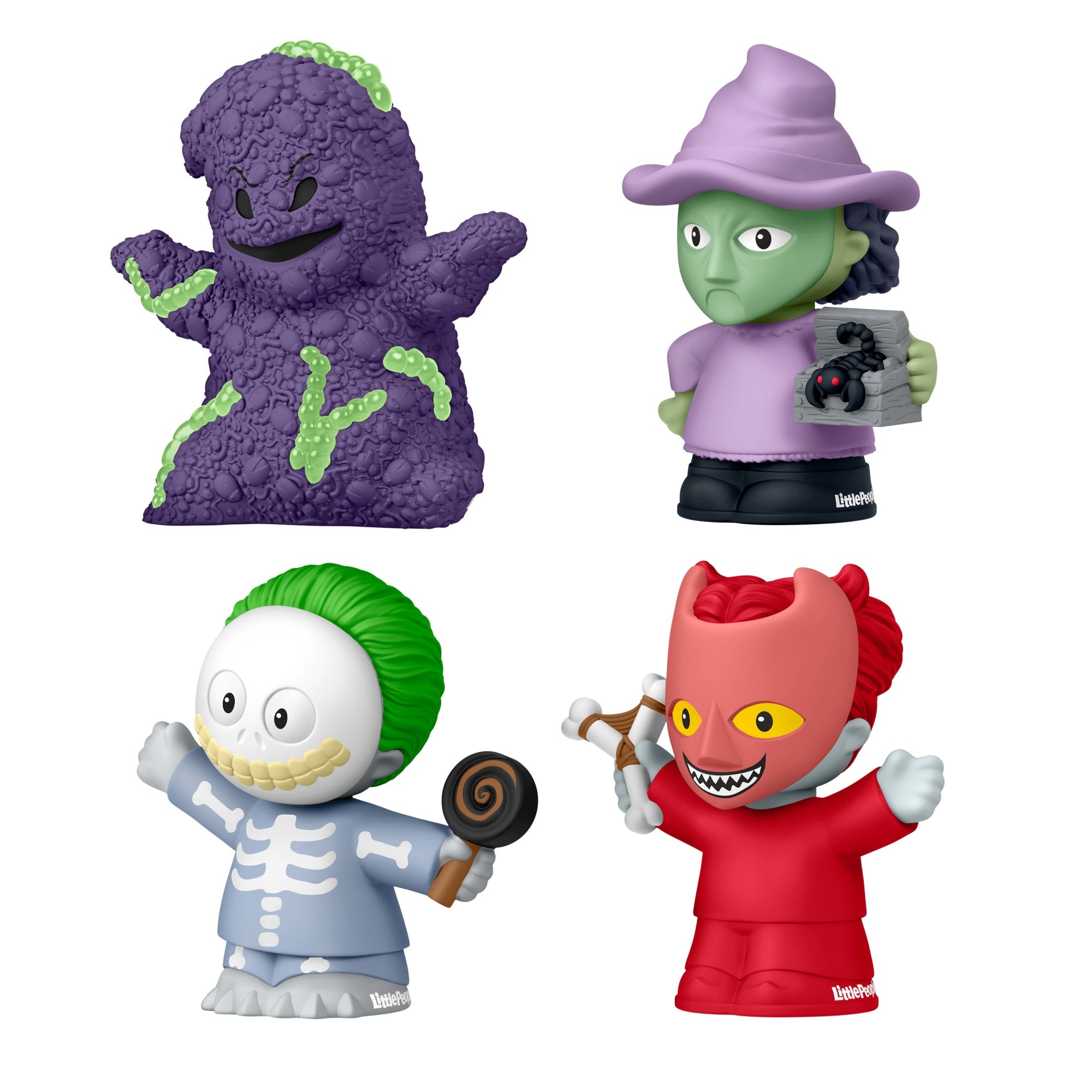 Little People Collector Disney Tim Burton's The Nightmare Before Christmas Lock Shock & Barrel Set - Image 4