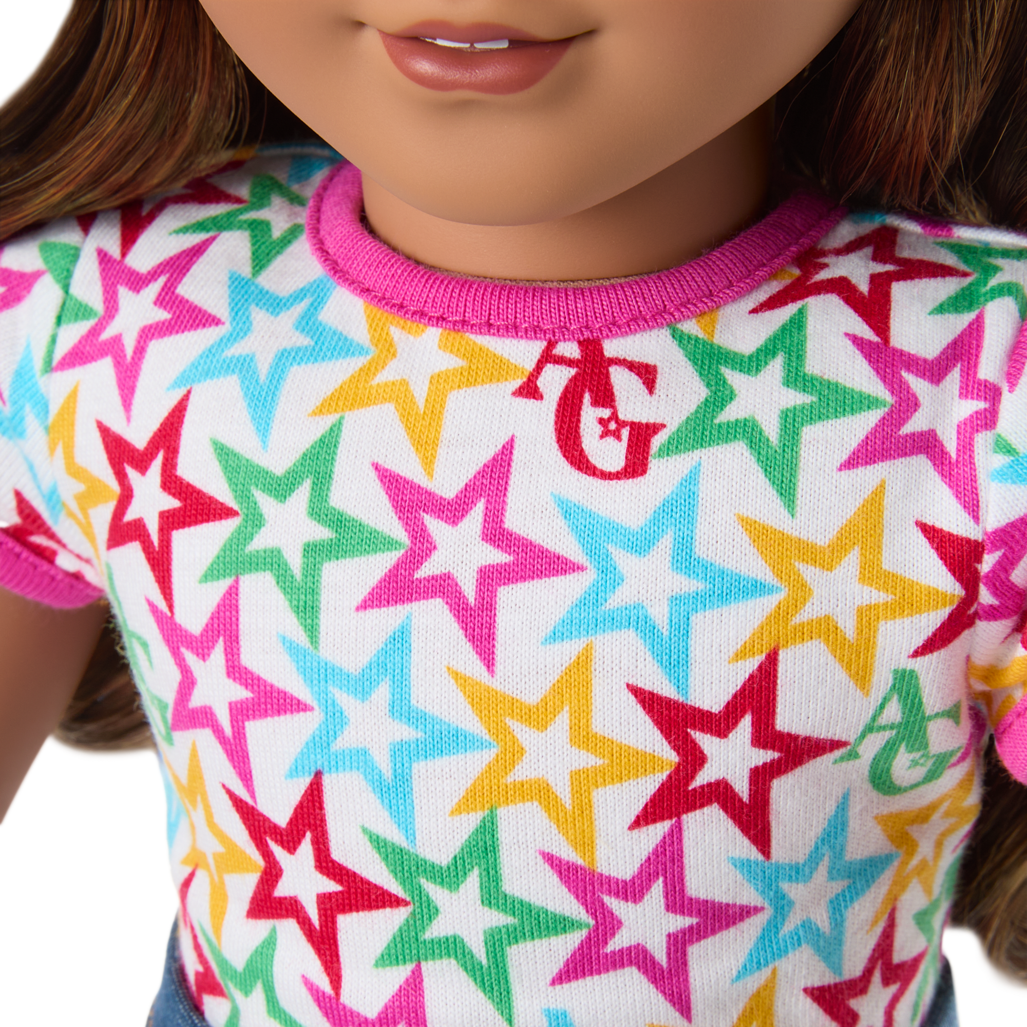 Truly Me™ 18-inch Doll #117 with wavy dark-brown hair - Image 8