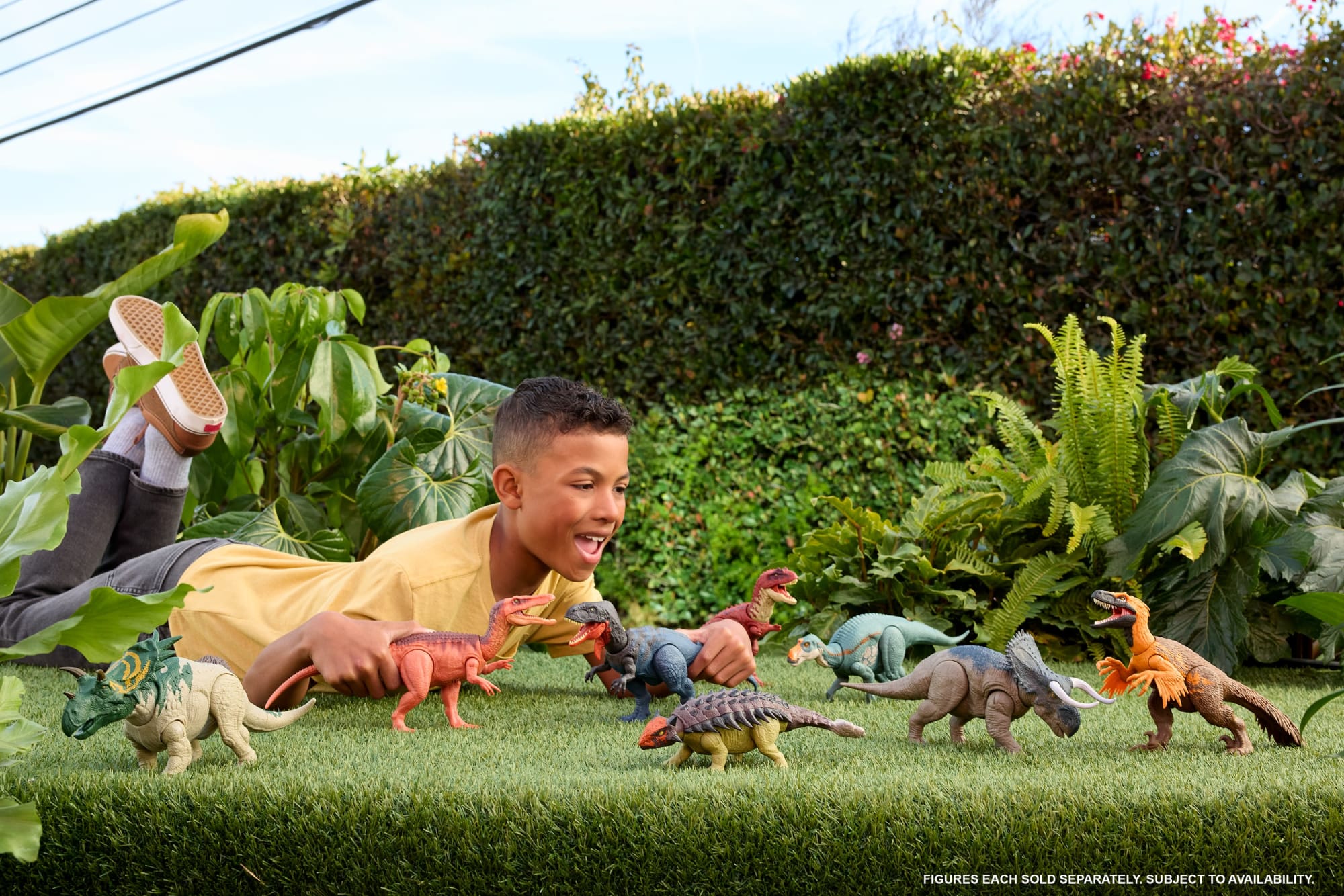 Jurassic World Rebirth Wild Roar Maiasaura Dinosaur Toy. Tail Controlled Attack Chomp & Sound - Image 2
