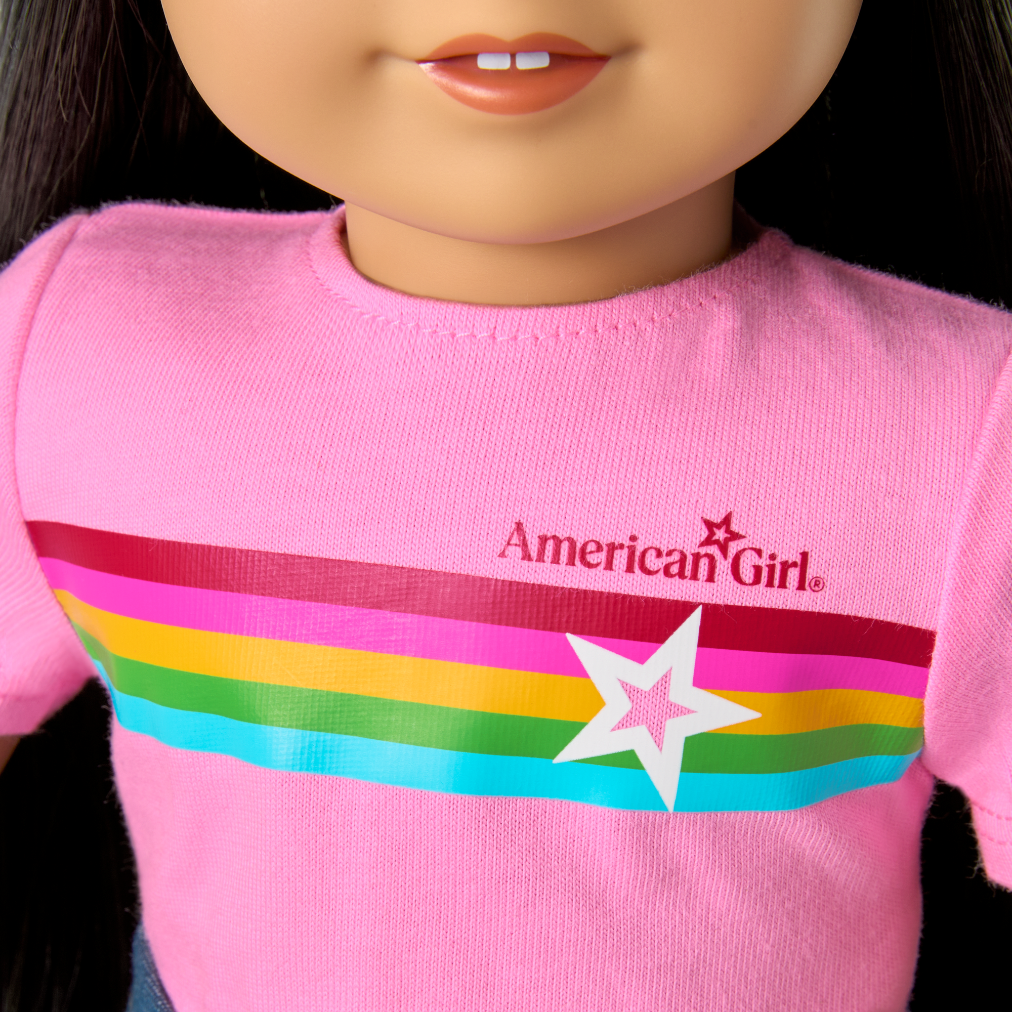 Truly Me™ 18-inch Doll #130 with straight black-brown hair - Image 12