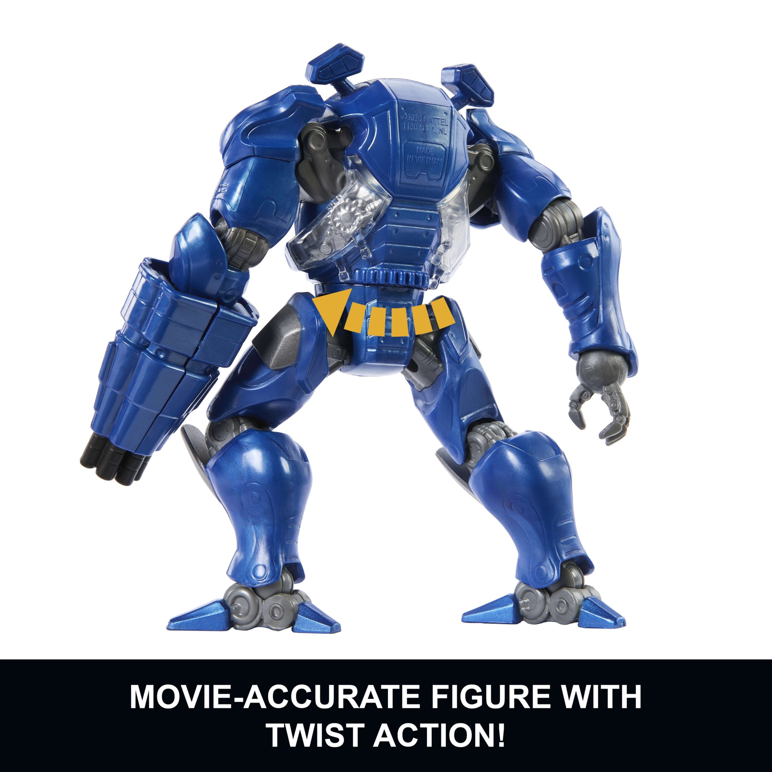 Masters Of The Universe Combat Ready Roboto Figure Toy. 5.5 Inch Twist & Release Quick Draw - Image 3