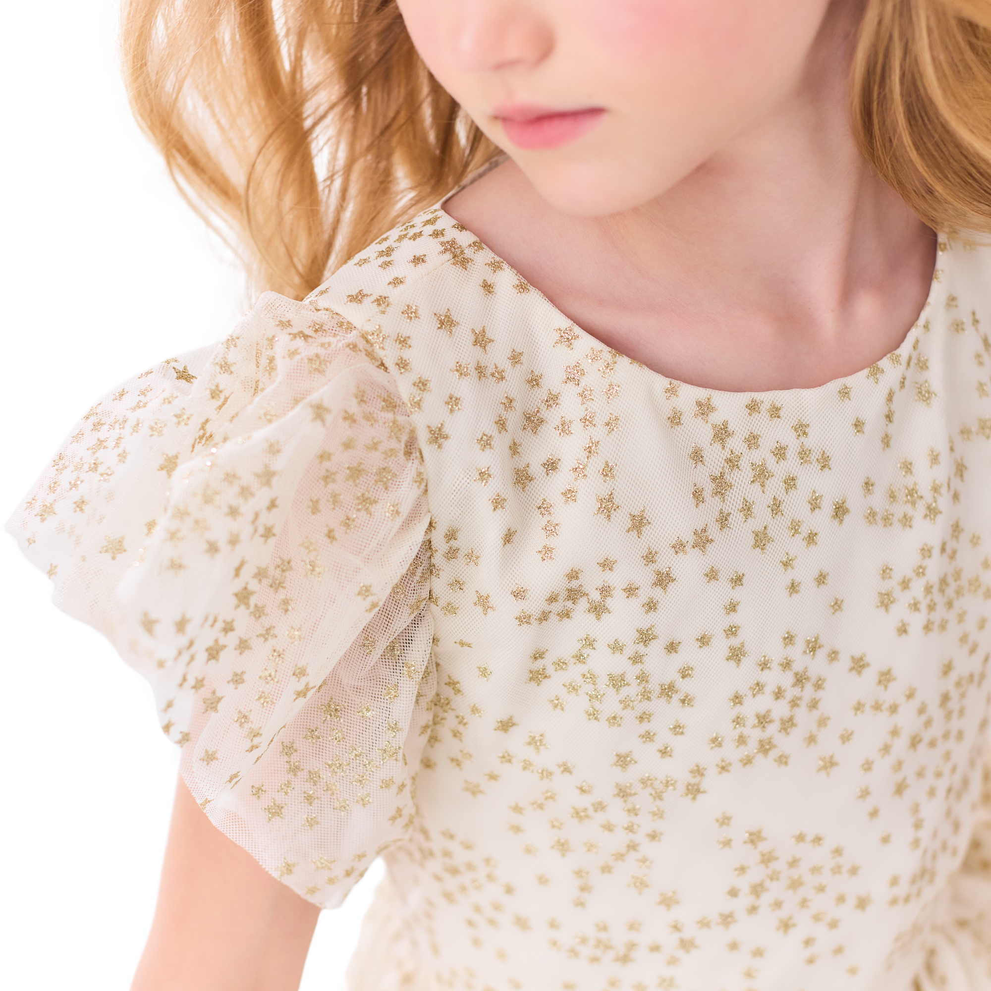 American Girl® x Janie and Jack Sparkly Cream Celebration Dress for Little Girls & Girls - Image 8