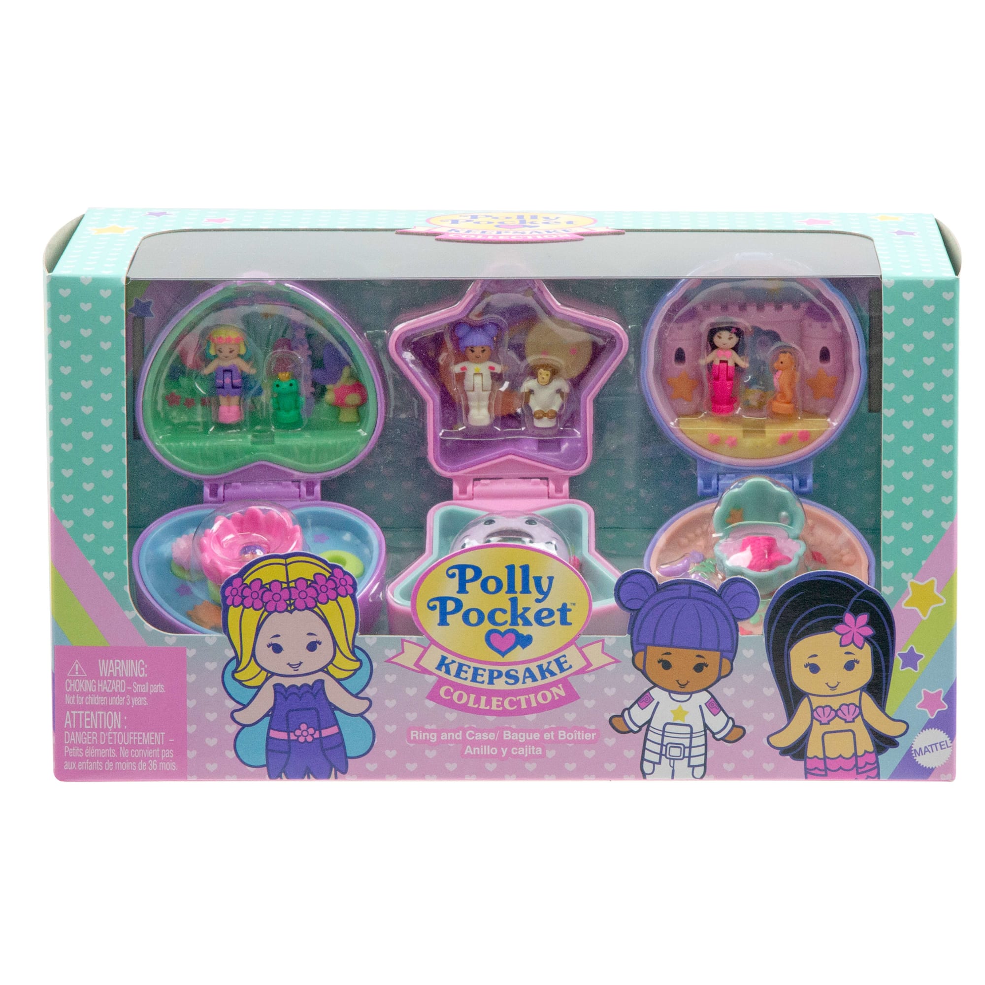 Polly Pocket Collector. Heritage Ring Box 3 Pack - Image 2