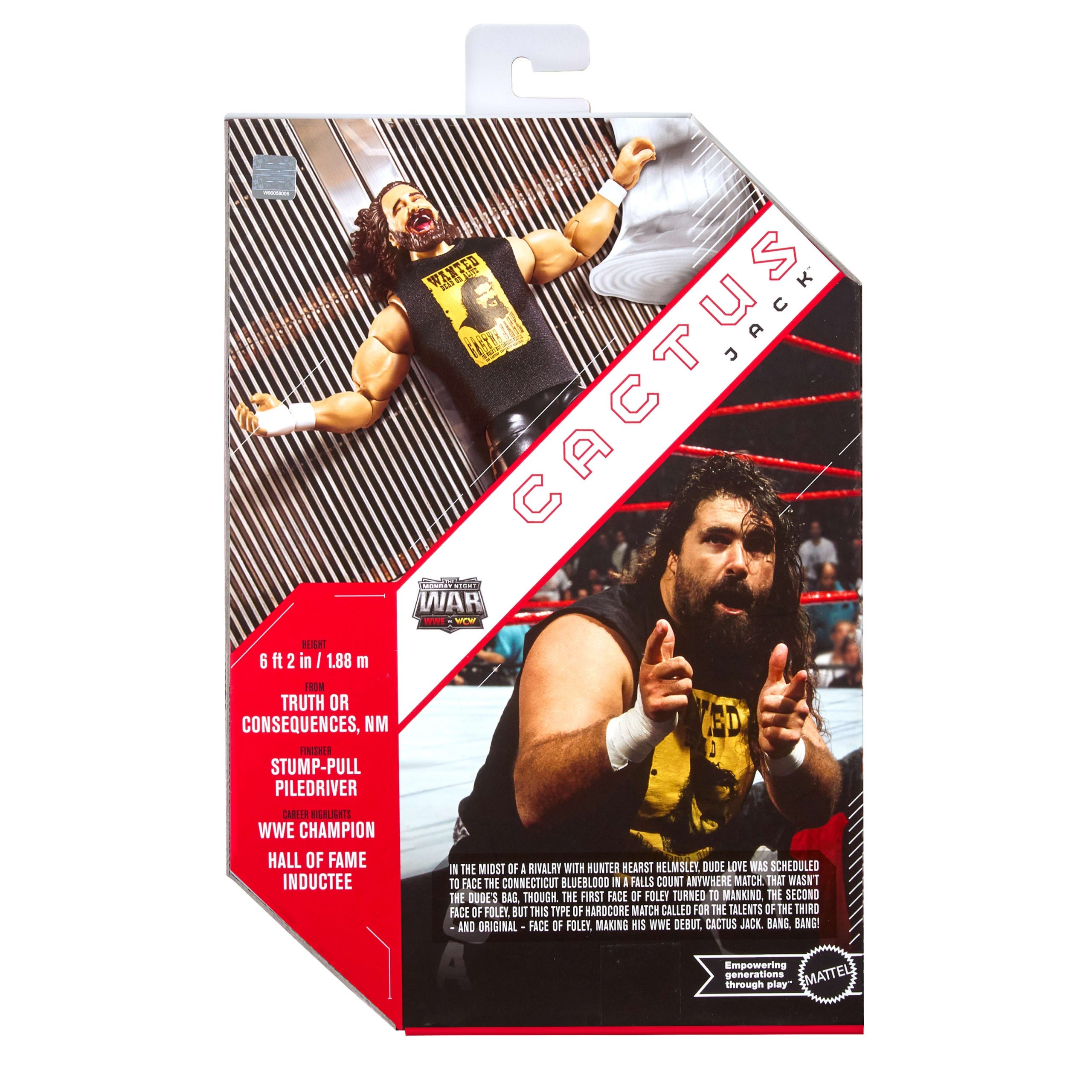 WWE Ultimate Edition Monday Night War Cactus Jack Action Figure - Image 7