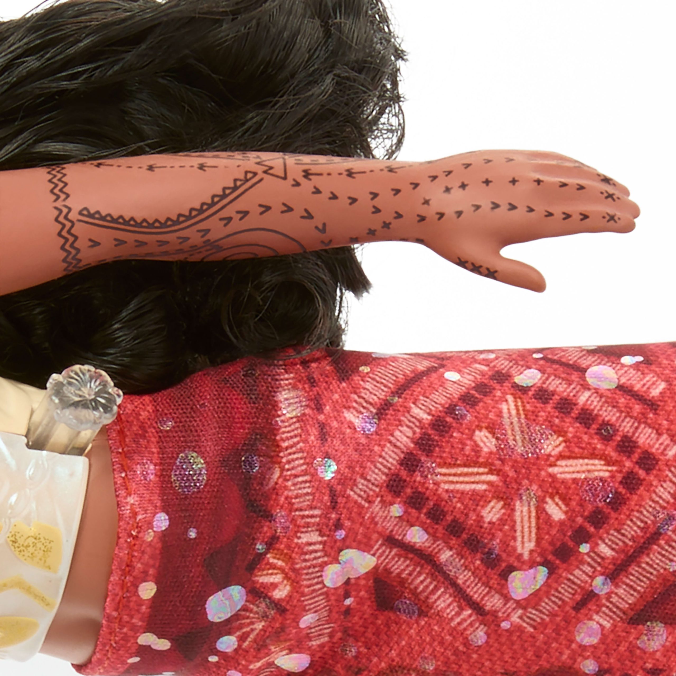 Disney Moana 2 Toys. Swimming Tautai Moana Fashion Doll With 2 Accessories & Color-Change Bodice - Image 4