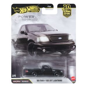 Hot Wheels Car Culture Premium 1:64 Scale Die-Cast '99 Ford F150 Svt Lightning. Power Trip Truck