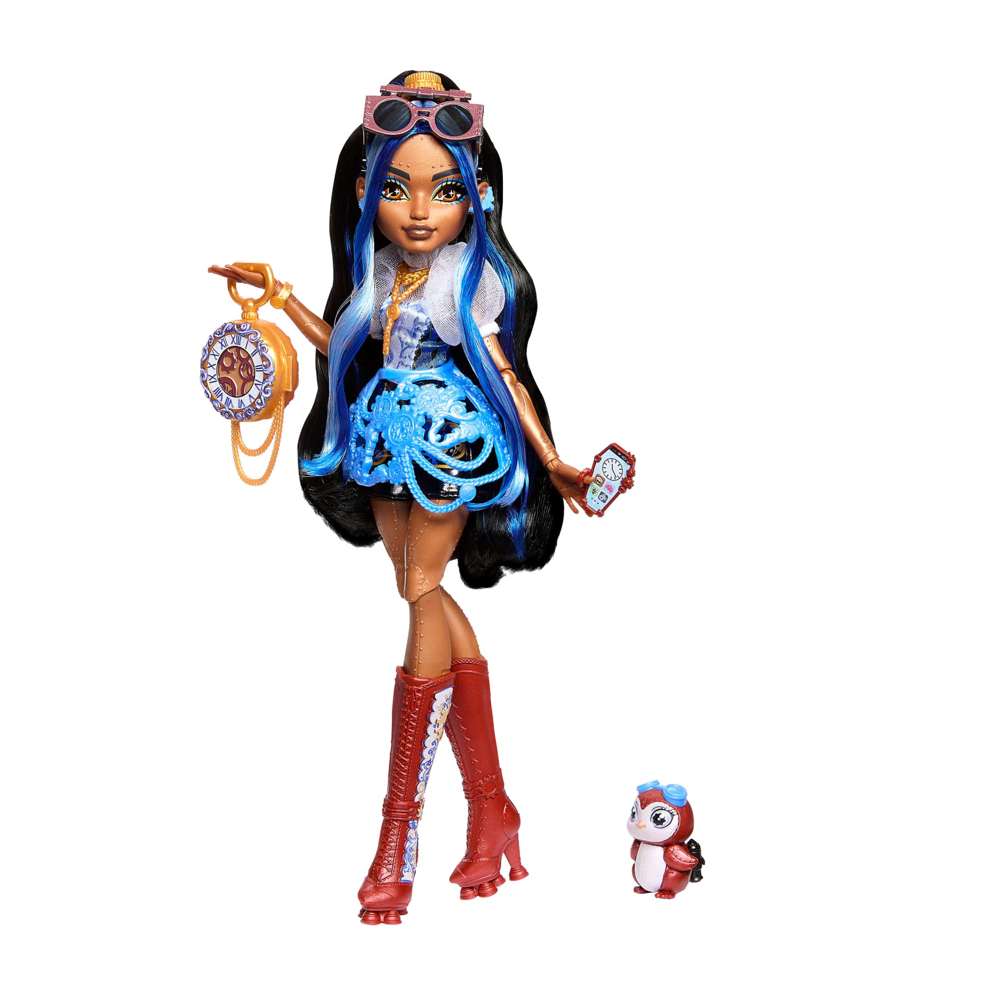 Monster High Robecca Steam Fashion Doll With Blue Blouse And Rocket Boots