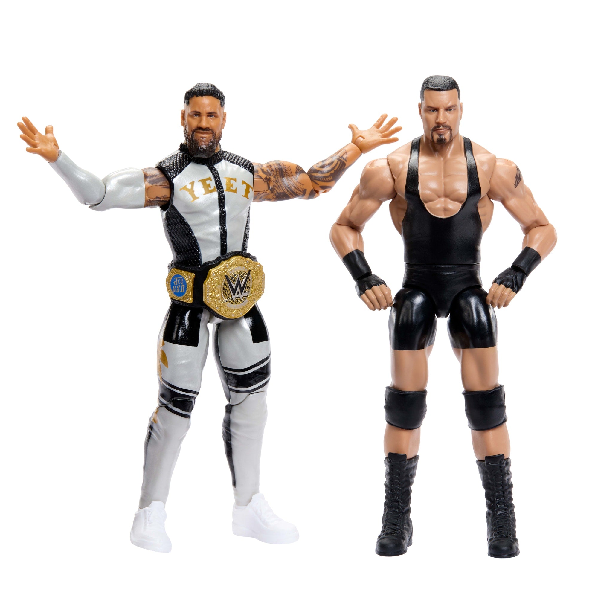 WWE Main Event Showdown Bron Breakker vs Jey Uso Action Figures Set. Series #25. 6-Inch Collectibles - Image 4
