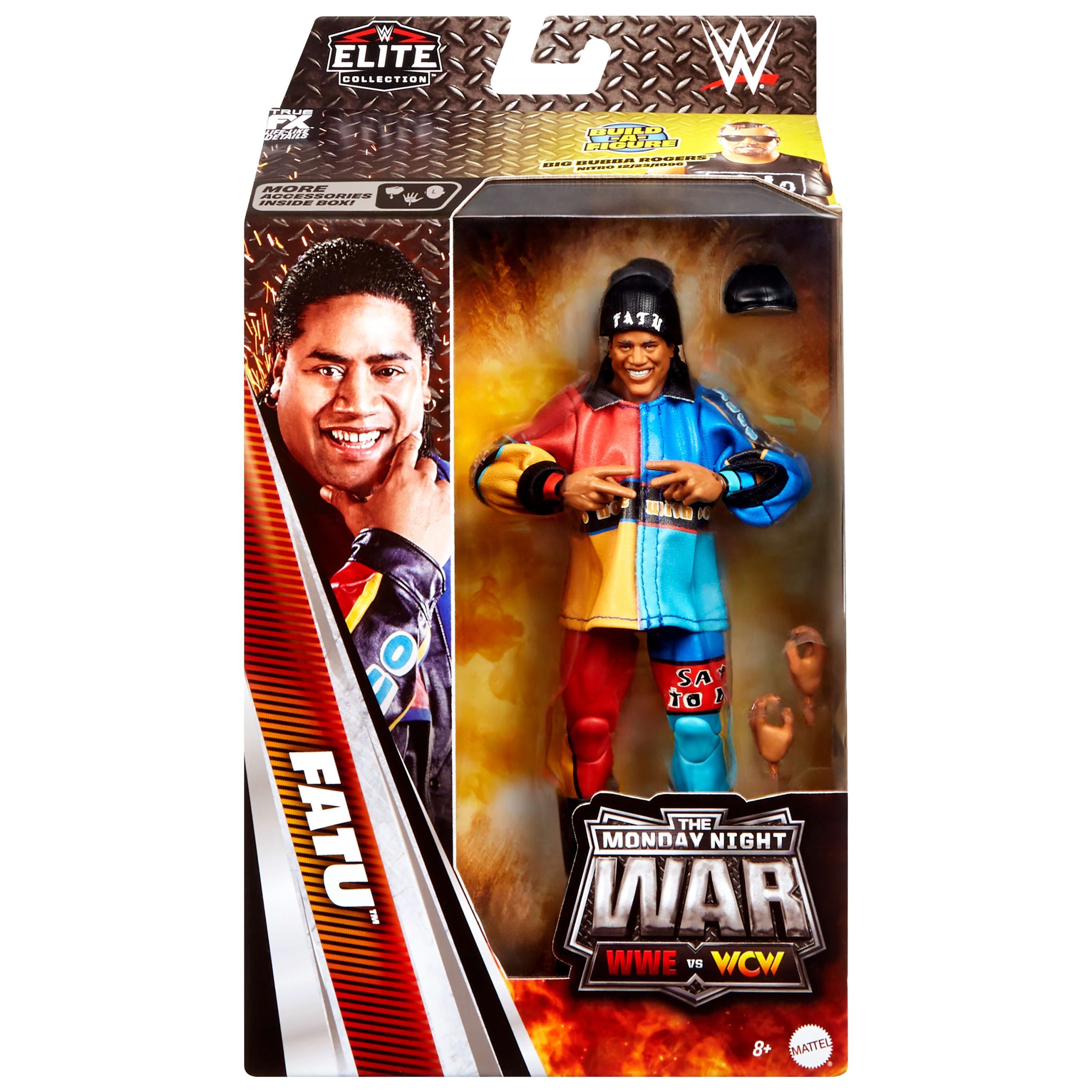 WWE Monday Night War Elite Collection Fatu Action Figure - Image 9
