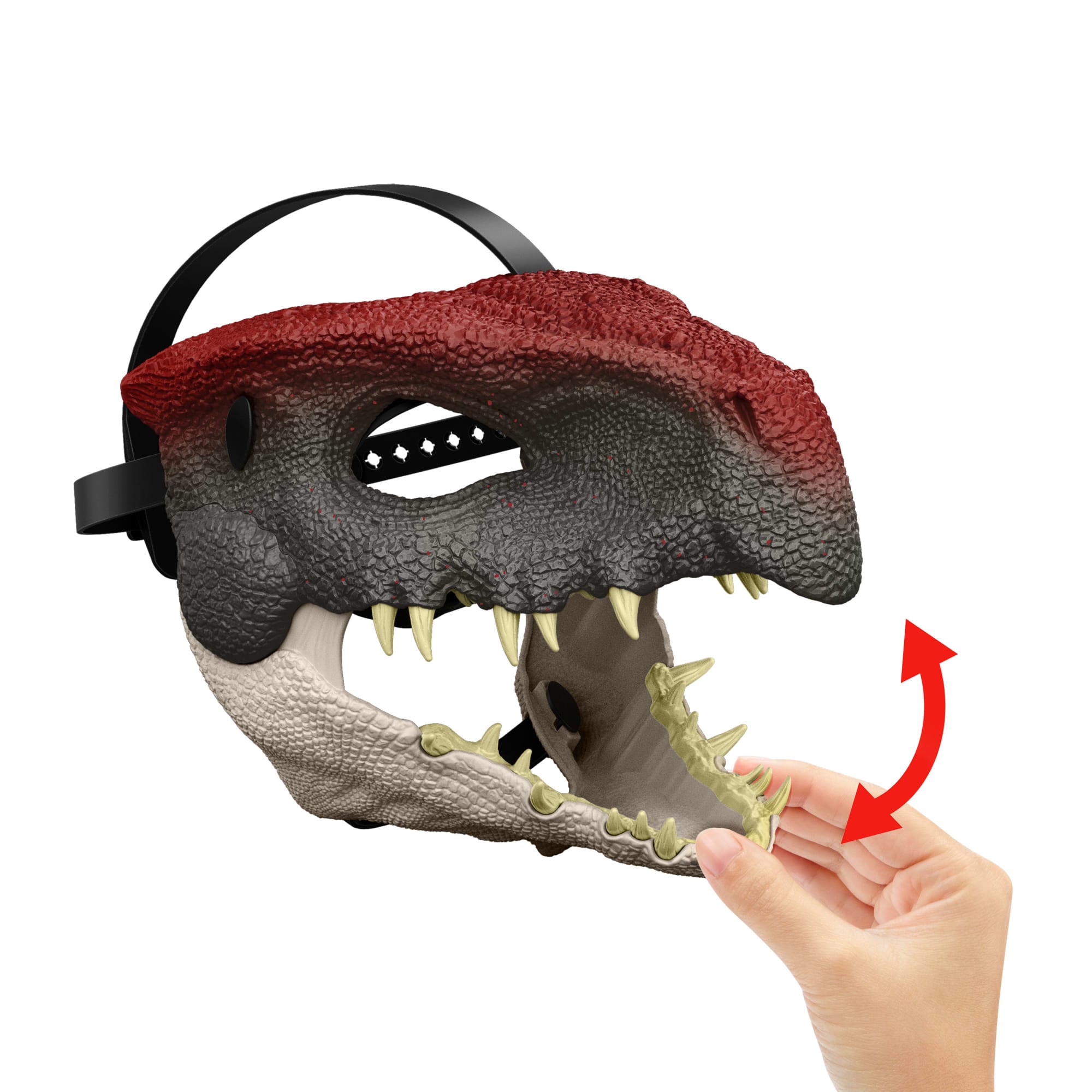 Jurassic World Rebirth Mutadon Dinosaur Movie Mask. Role Play Headgear. Jaw Opens For Chomp Action - Image 2