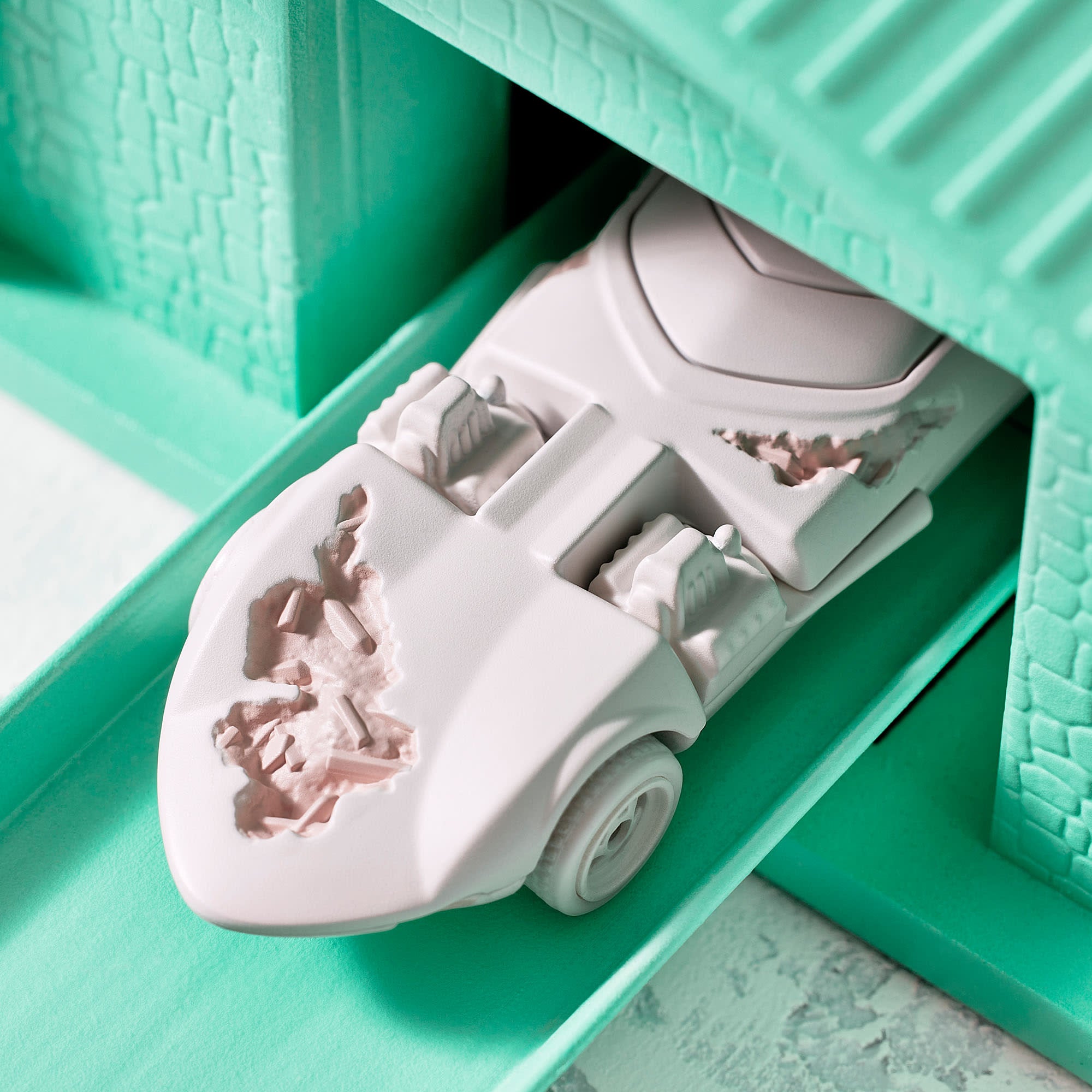 Hot Wheels x Daniel Arsham Eroded Twin Mill - Image 8