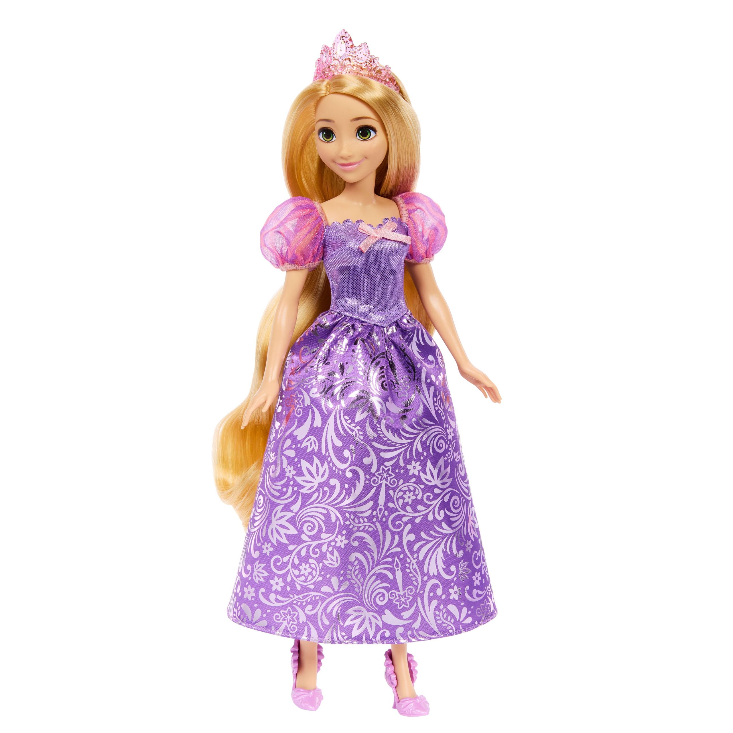 Disney Princess Enchanted Stories Rapunzel Fashion Doll With Sparkling Dress & Accessories. Posable - Image 5