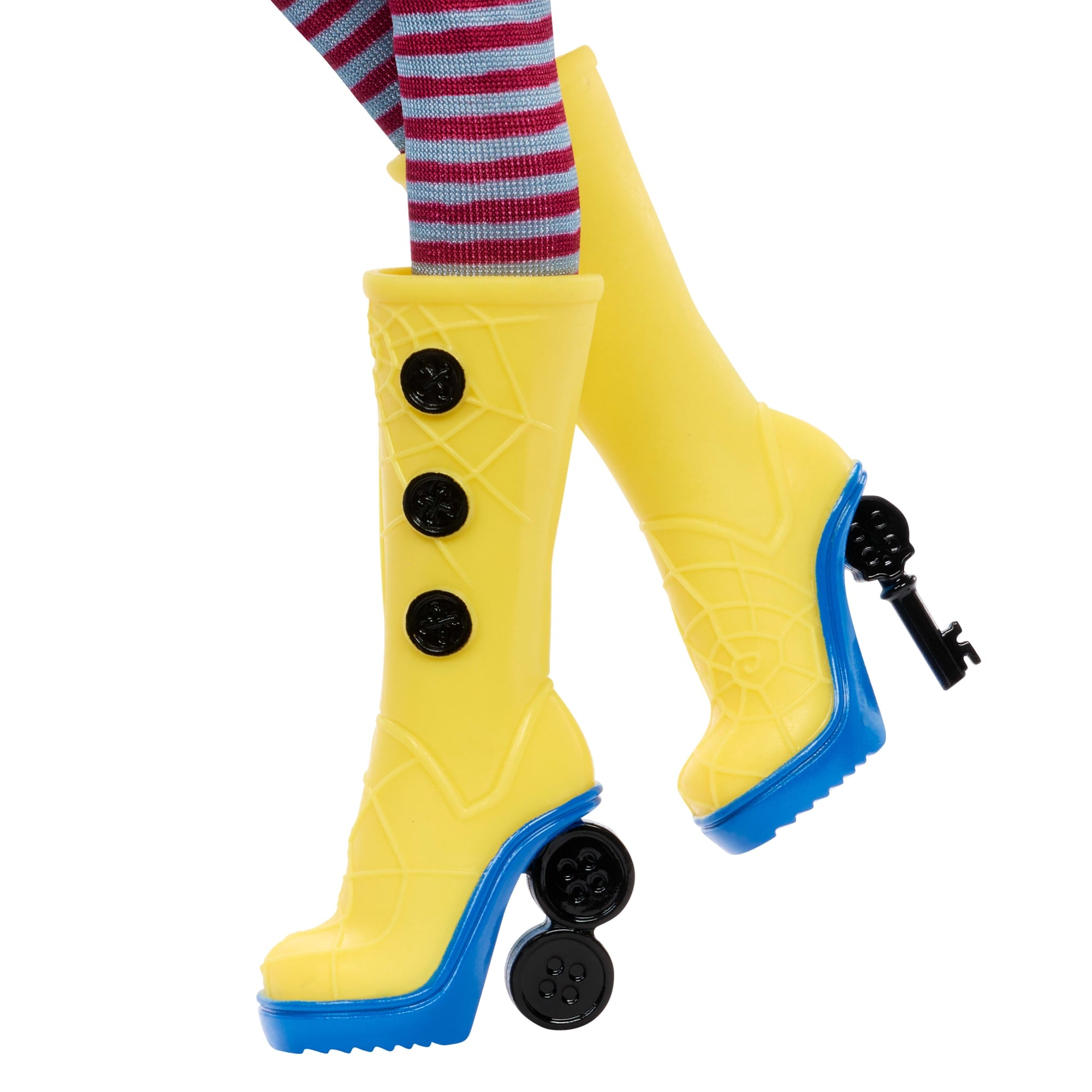 Monster High Skullector Coraline Collectible Doll in Yellow Raincoat With Cat - Sold Out - Image 4