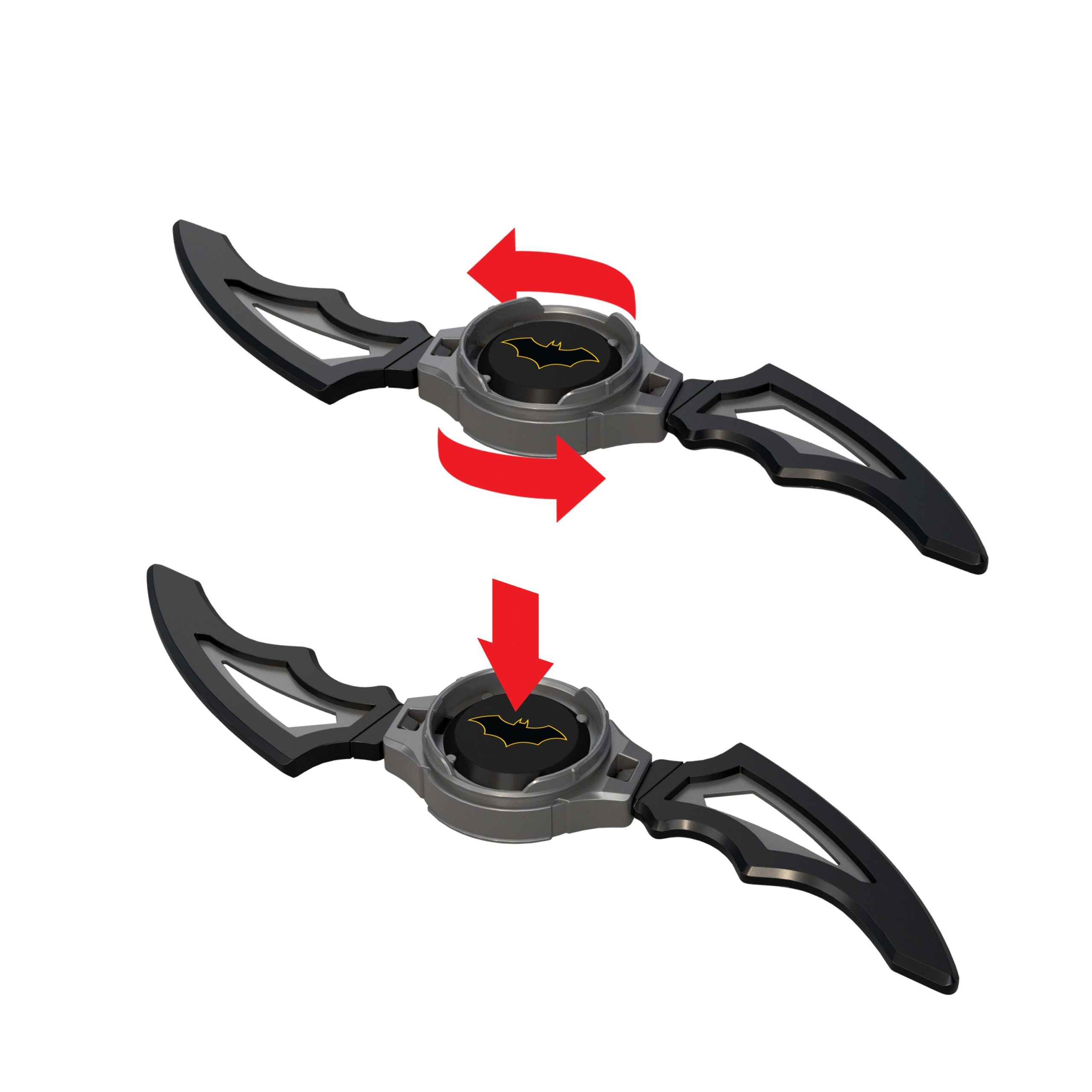 DC Premier Batlink Batarang Role Play Toy. Iconic Batman Boomerang Weapon 8 Inches Wide - Image 3