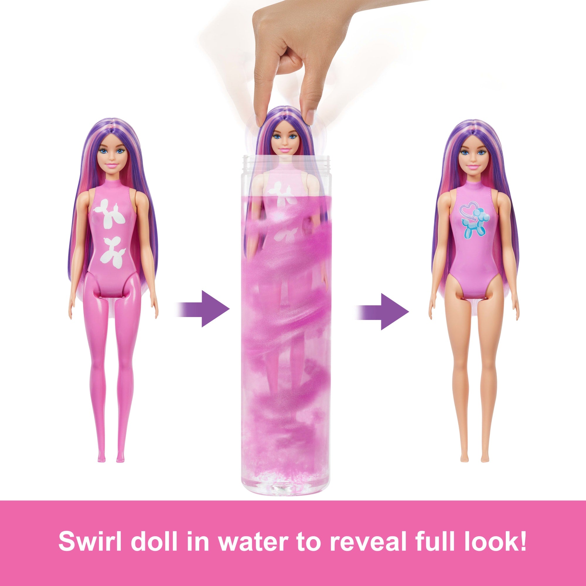 Barbie Color Reveal Balloon Animals Series Doll & Accessories With 6 Surprises - Image 3