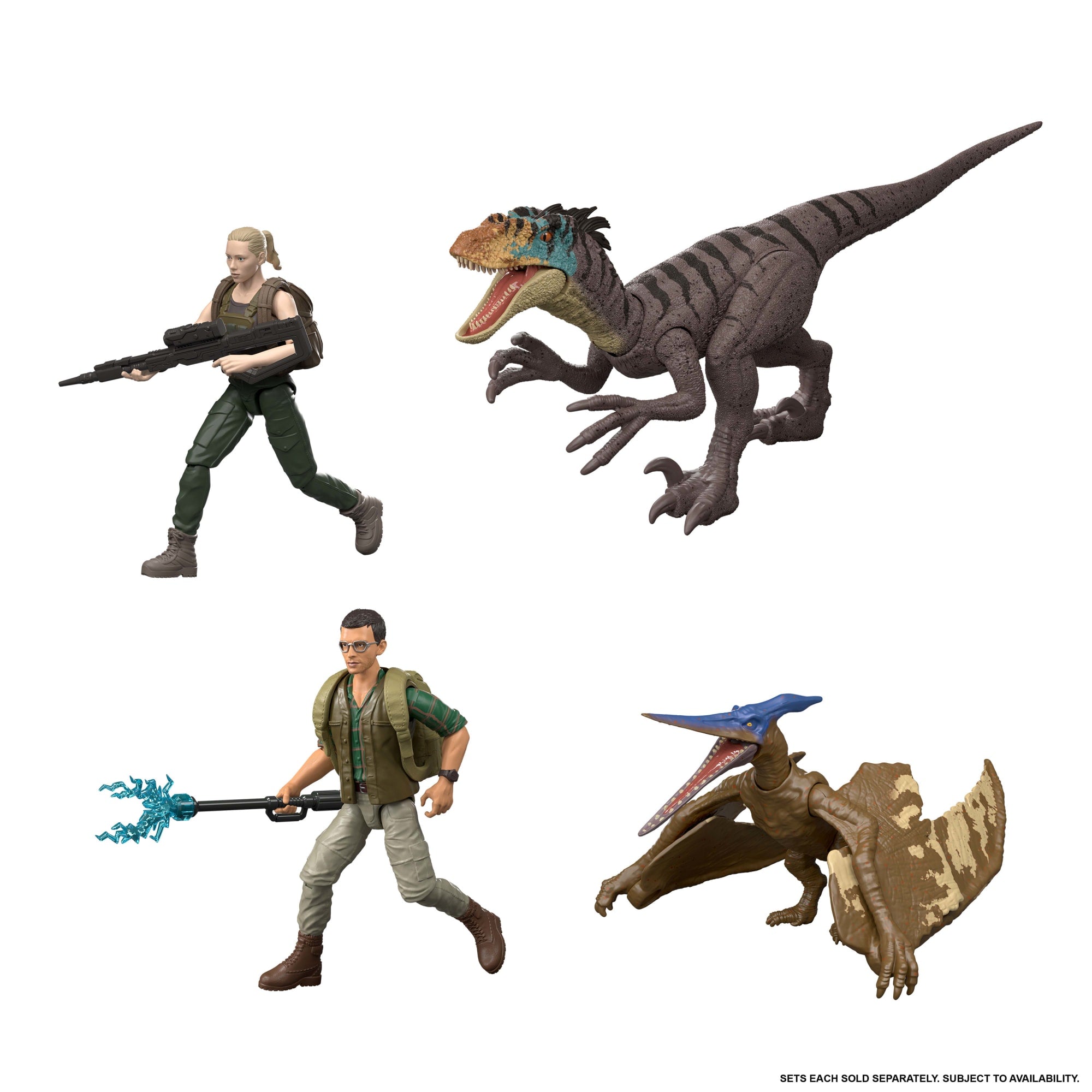 Jurassic World Set de Juego Rebirth Dr Loomis y Juve - Image 4